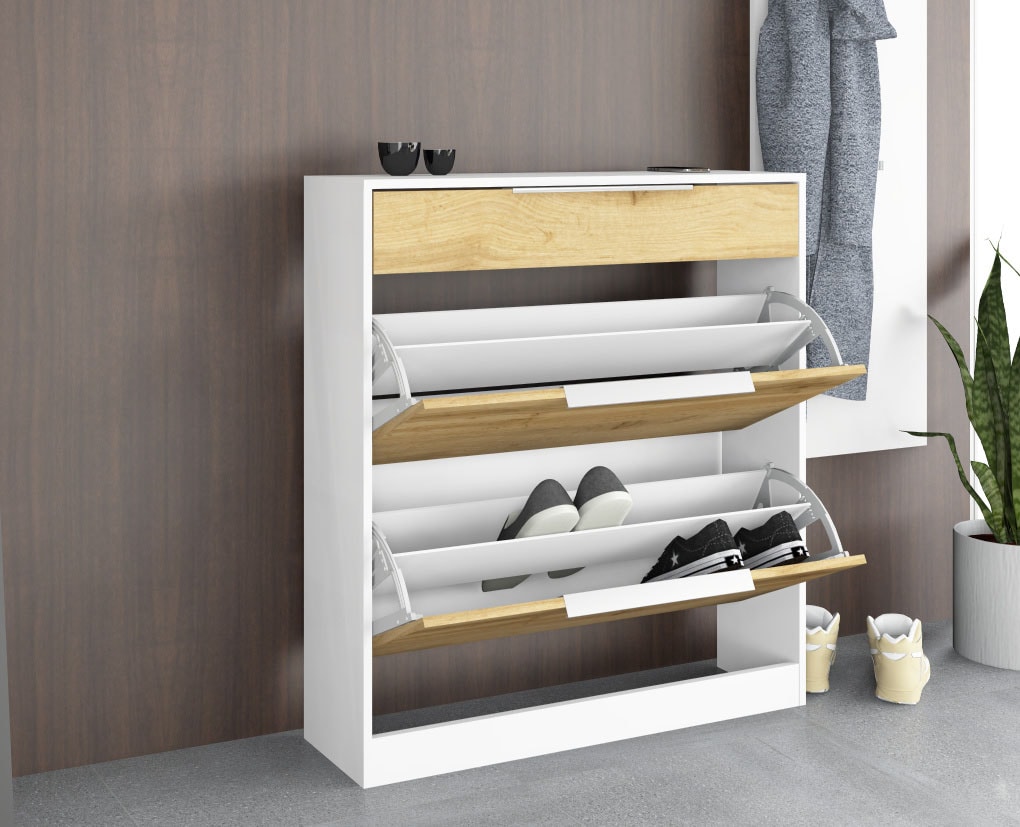 borchardt Möbel Schuhschrank »Oliva« Stehende Montage, Wandmontage & Glasböden unter Mehr aus der Serie