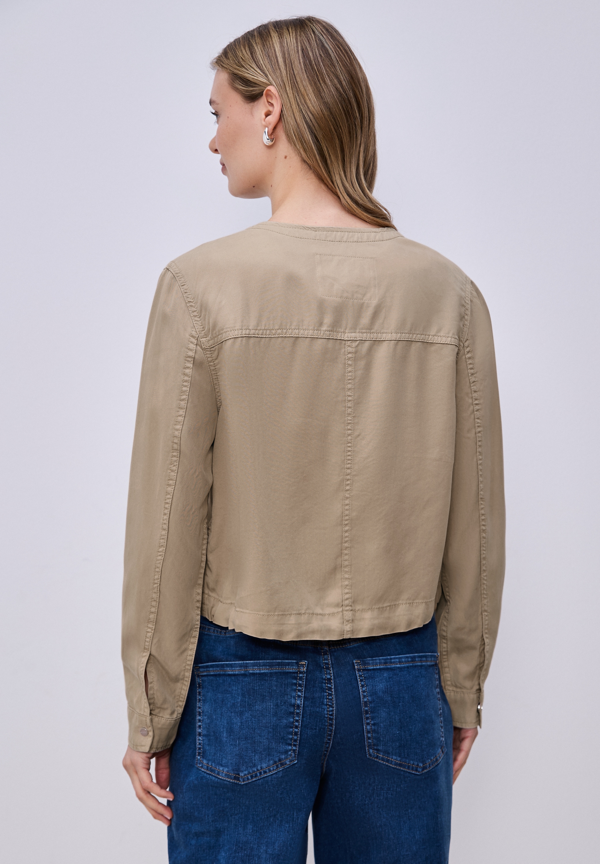 STREET ONE Veste courte avec ceinture élastique et cordon de serrage