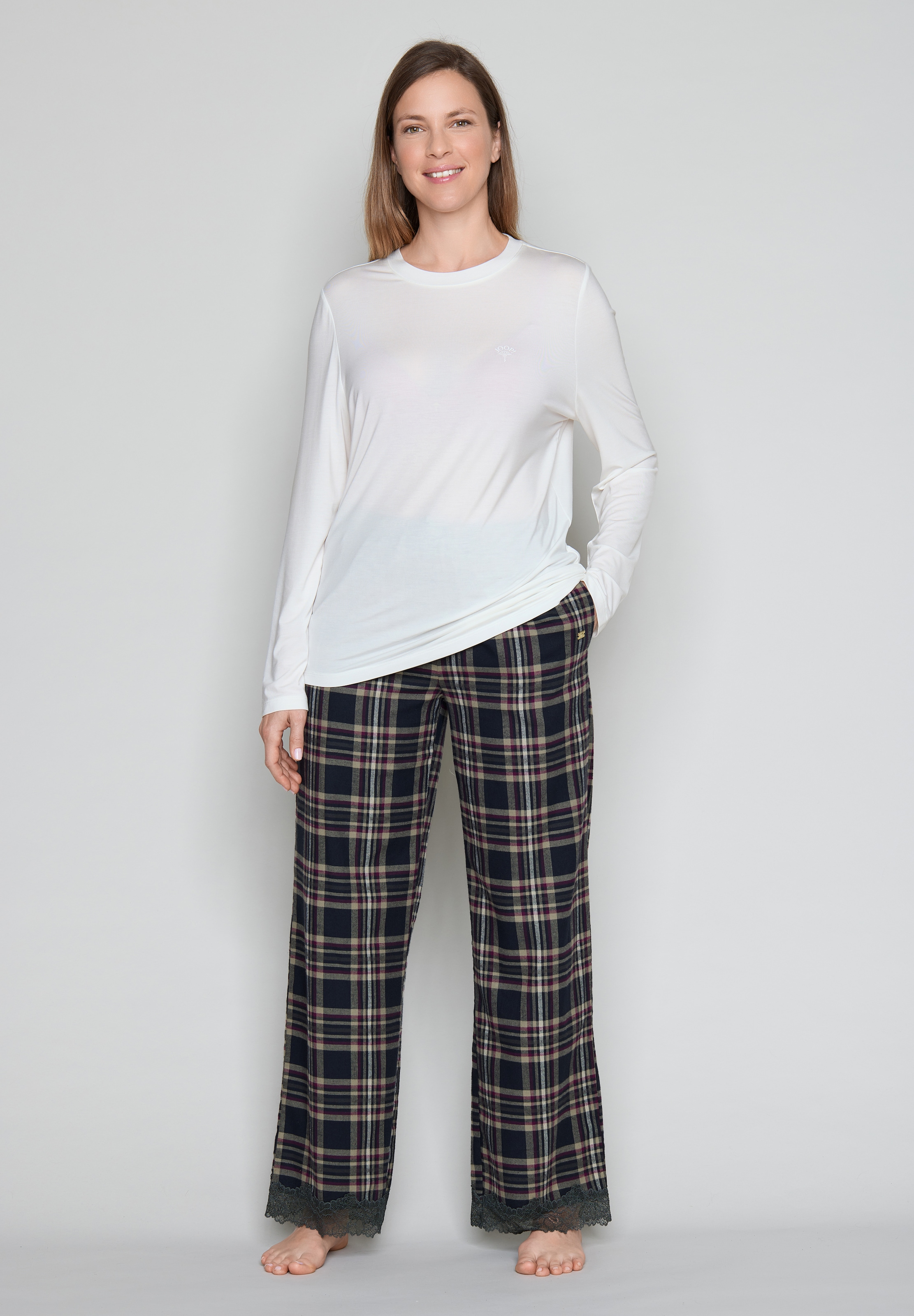 JOOP! Pantalon de pyjama »Alpine Mix & Match (woven cotton)«  mit alpinem Mix-&-Match-Charakter, aus Flanell