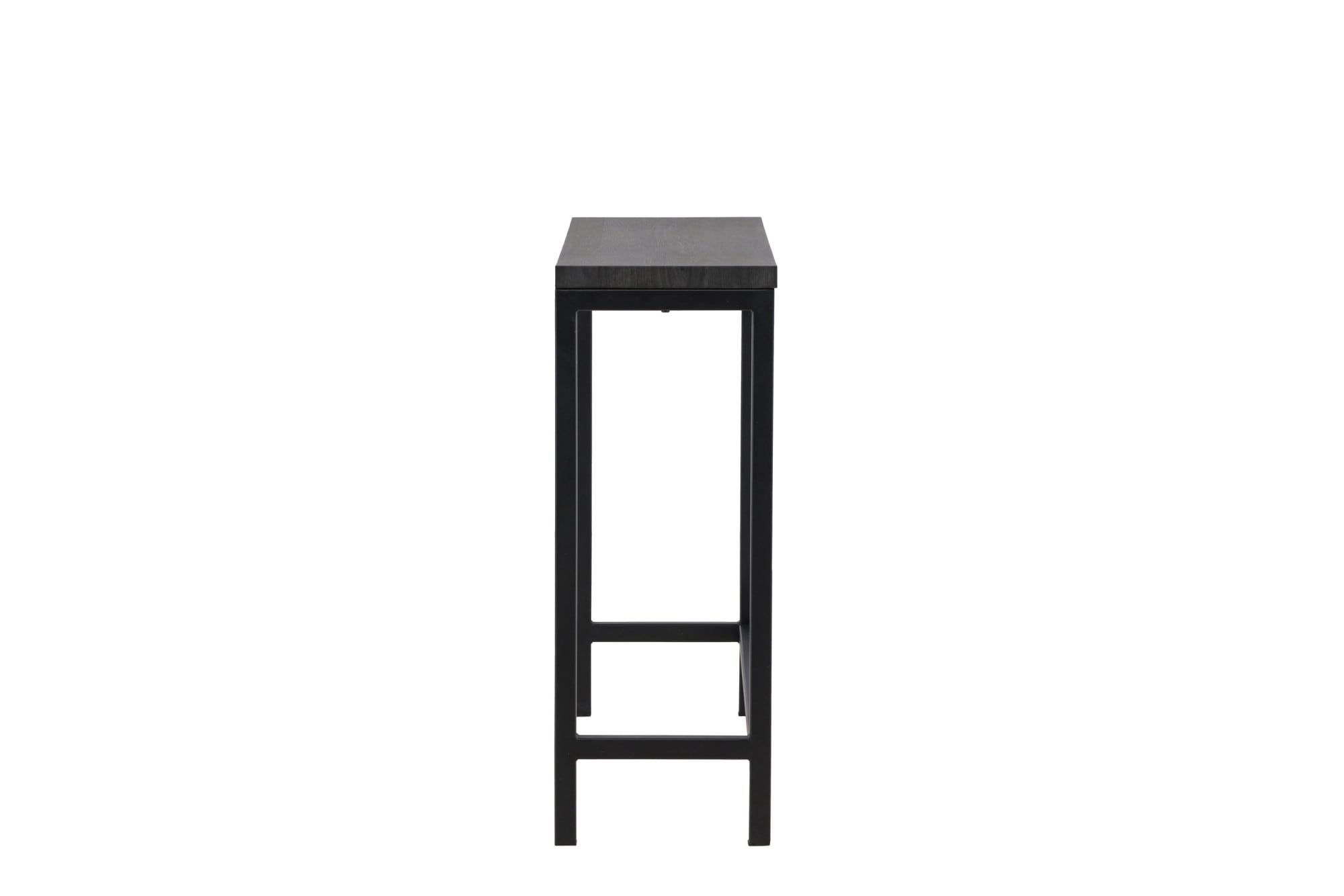 Venture Home Beistelltisch »Rise, rechteckiger Beistelltisch in elegantem Schwarz, 110 × 30 cm« Ablagetisch minimalistisch, Metallgestell, pflegeleicht