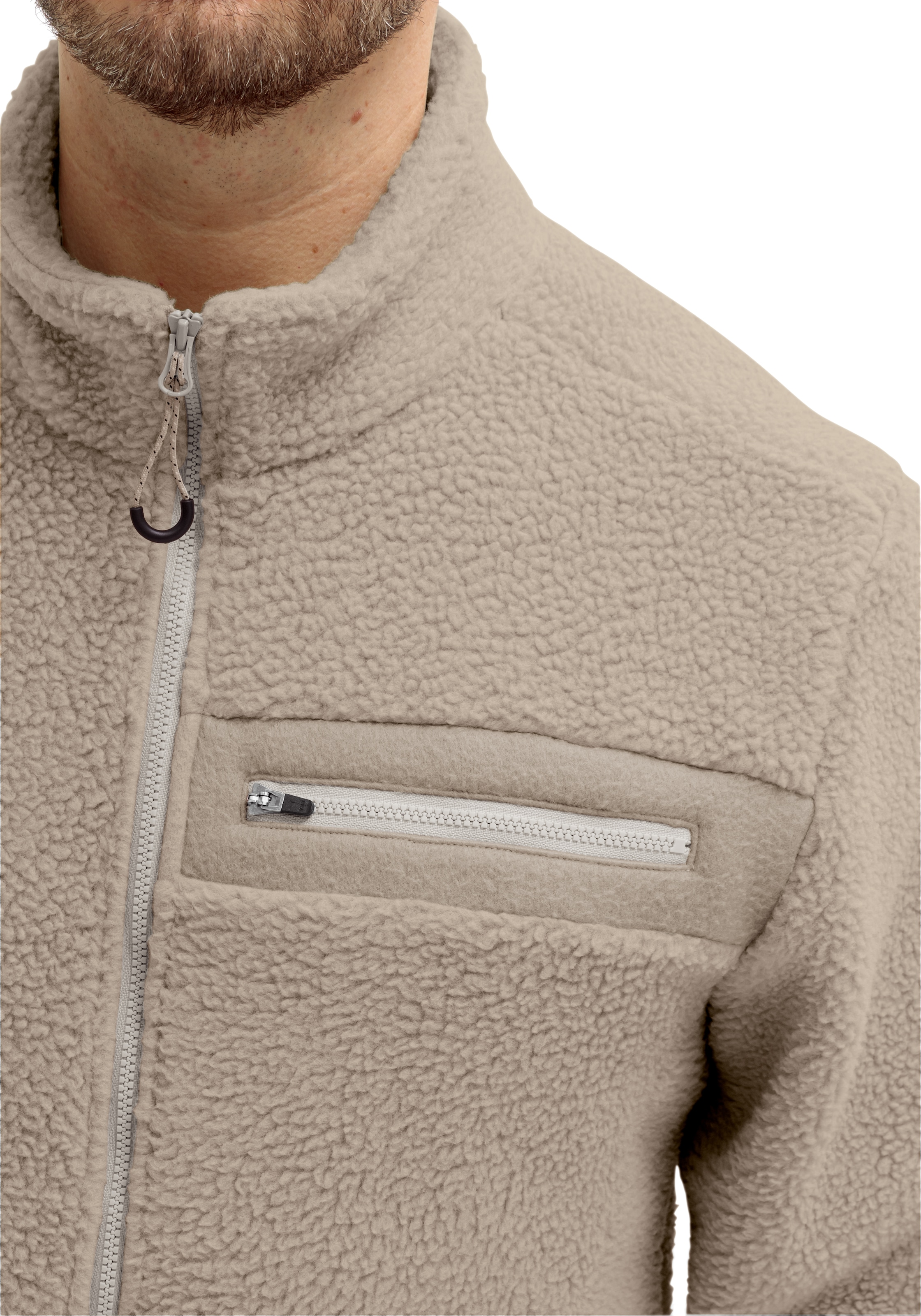 Maier Sports Fleecejacke »Racka M« Herren Fleece, funktioneller Midlayer, Full-Zip