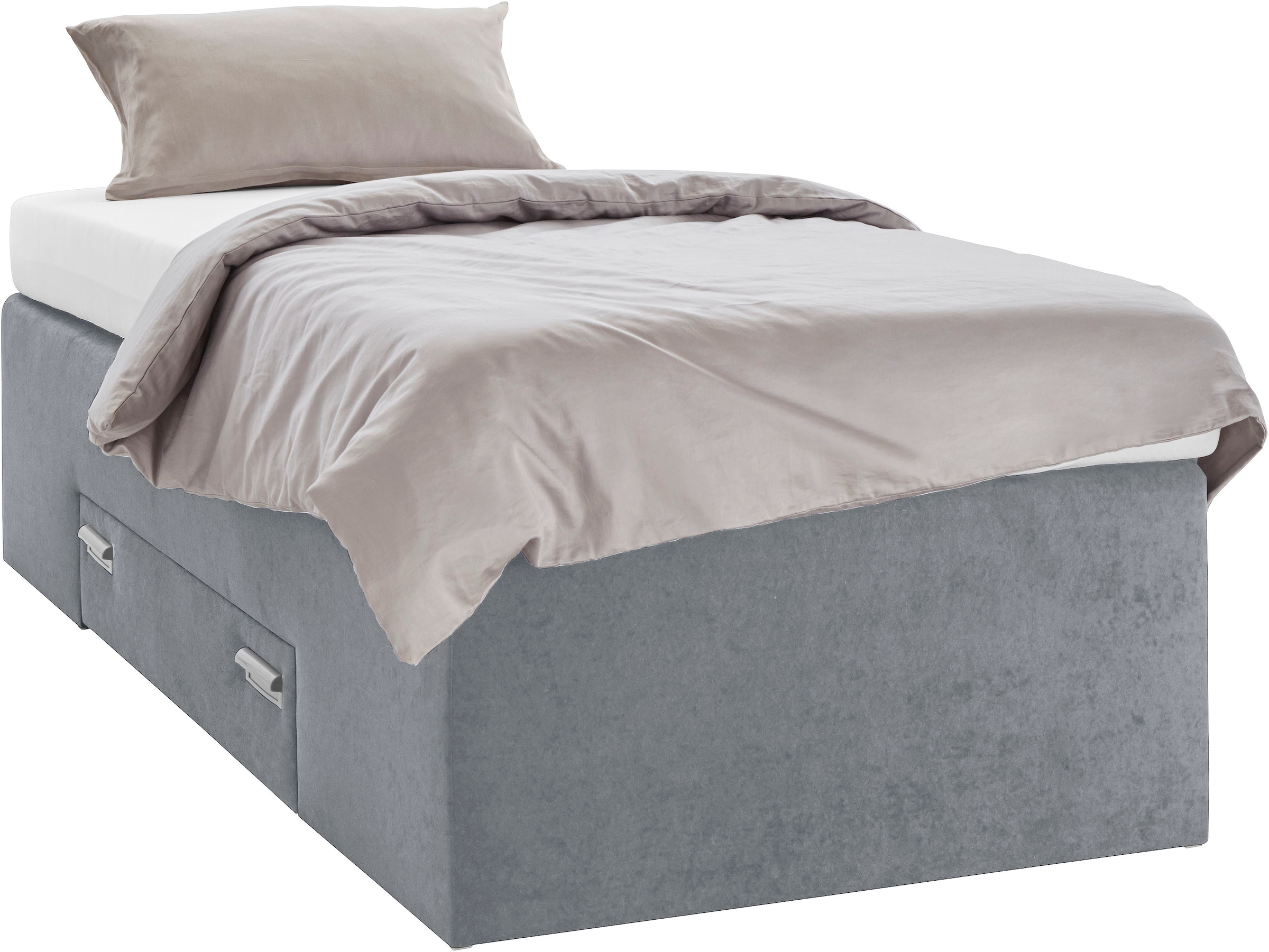 Westfalia Schlafkomfort Lit boxspring avec tiroir intégré, positionnable librement dans la pièce
