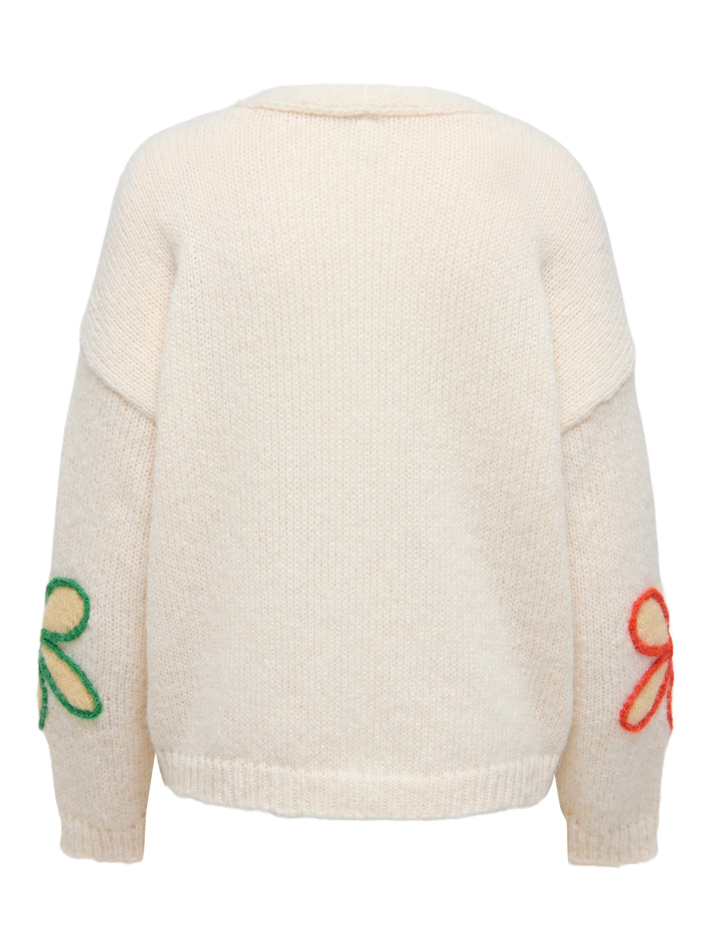 ONLY Veste en tricot »ONLMARNIA LIFE LS FLOW OPEN CARD CS KNT« mit 3D-Stickerei