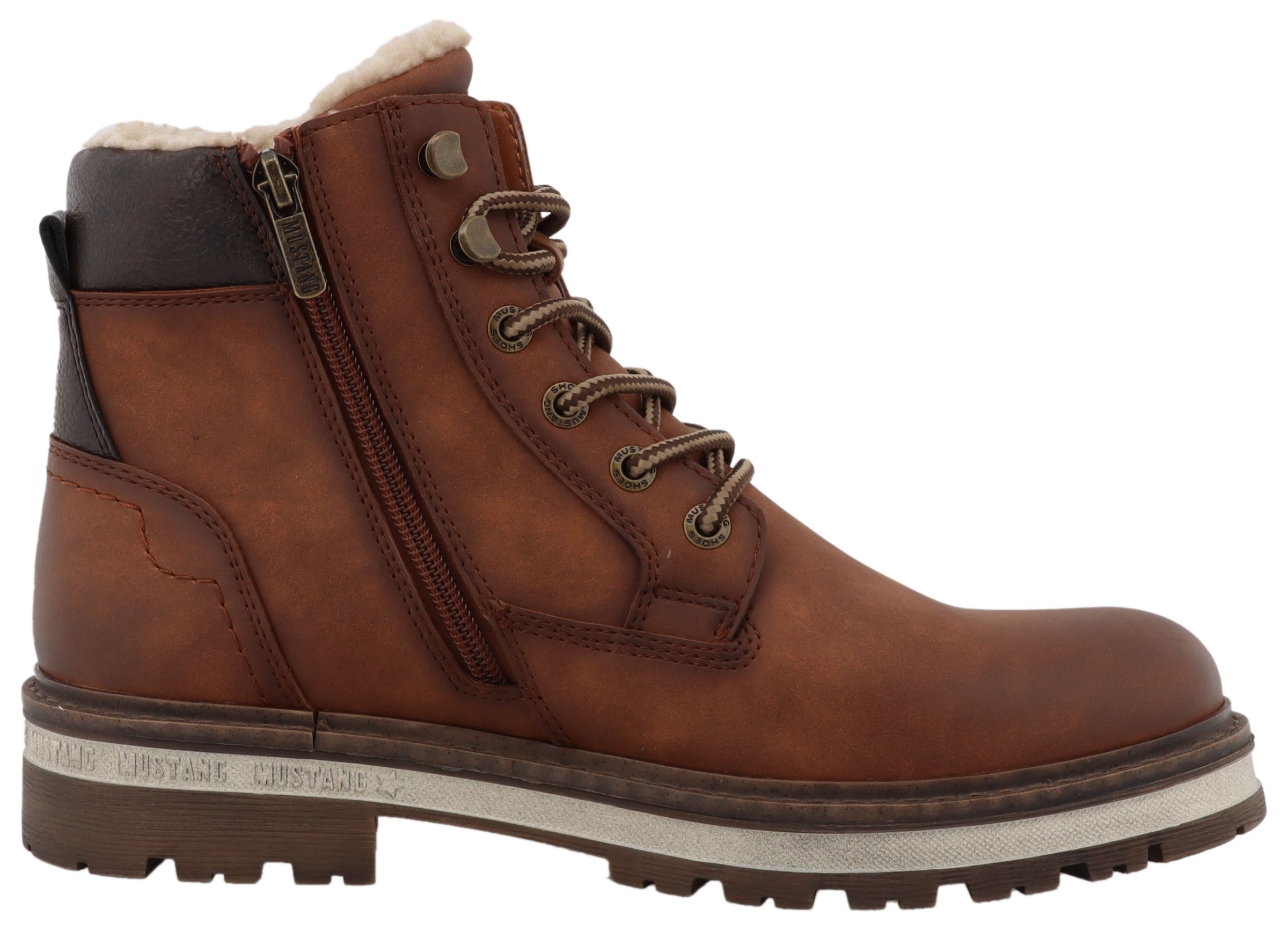 Mustang Shoes Bottes d'hiver »Merem«  bottes à lacets, bottes d’hiver avec équipement TEX