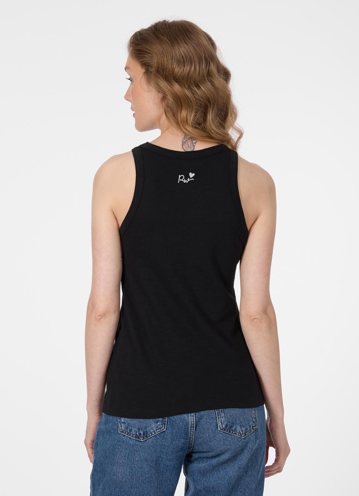 Ragwear Débardeur »JULYANA SLUB« coton aspect nuageux avec détail logo au dos
