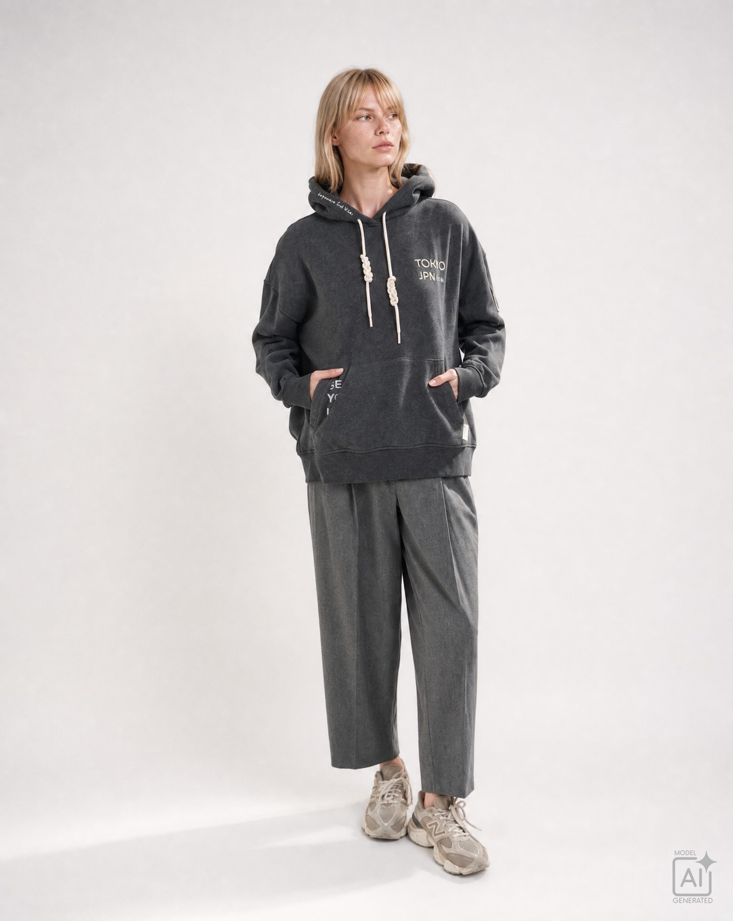 Smith & Soul Hoodie , en mélange de coton, oversize
