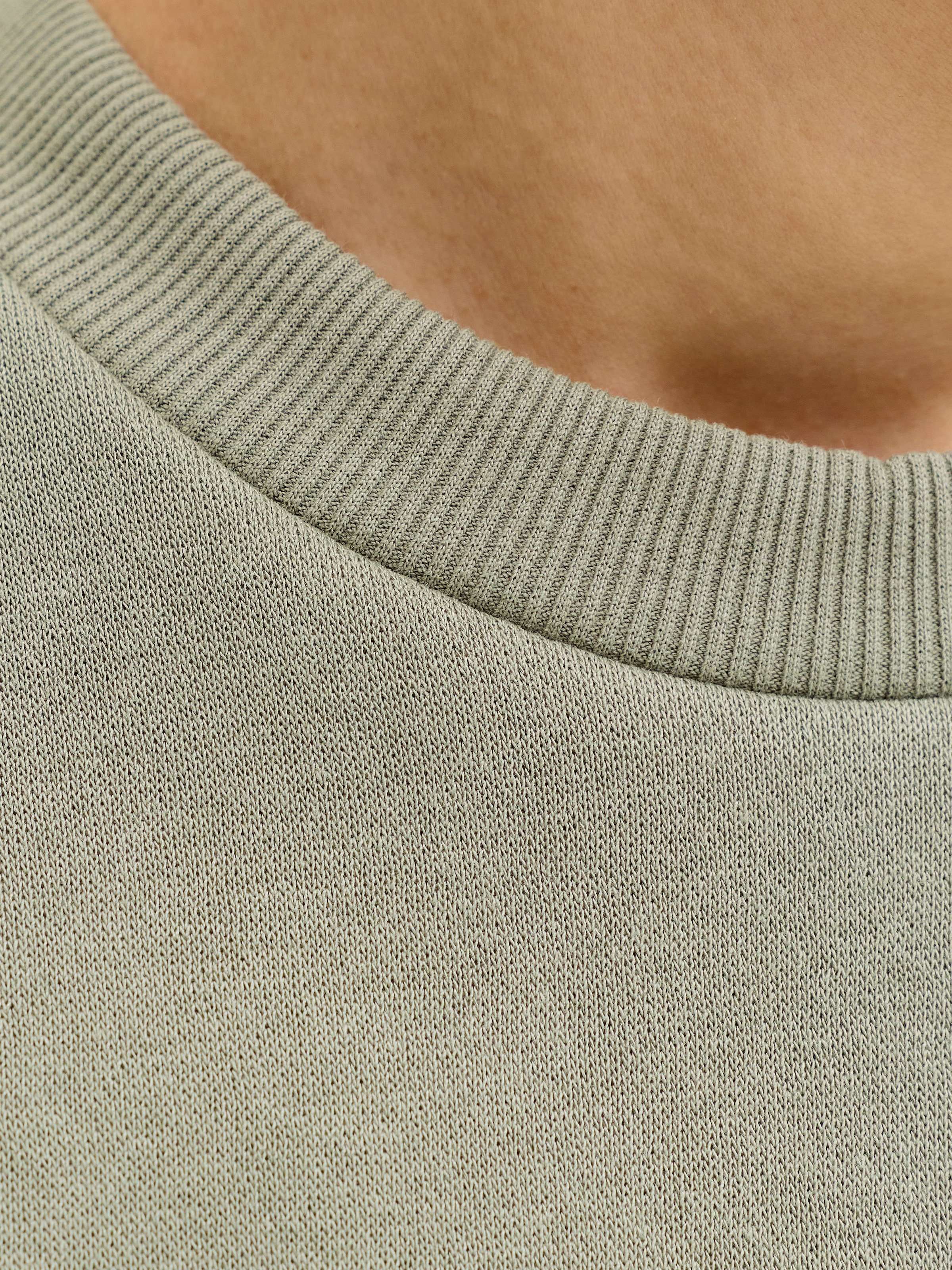 Jack & Jones Sweat-shirt »JJESOHO SWEAT CREW NECK NOOS«, mélange coton, coupe décontractée
