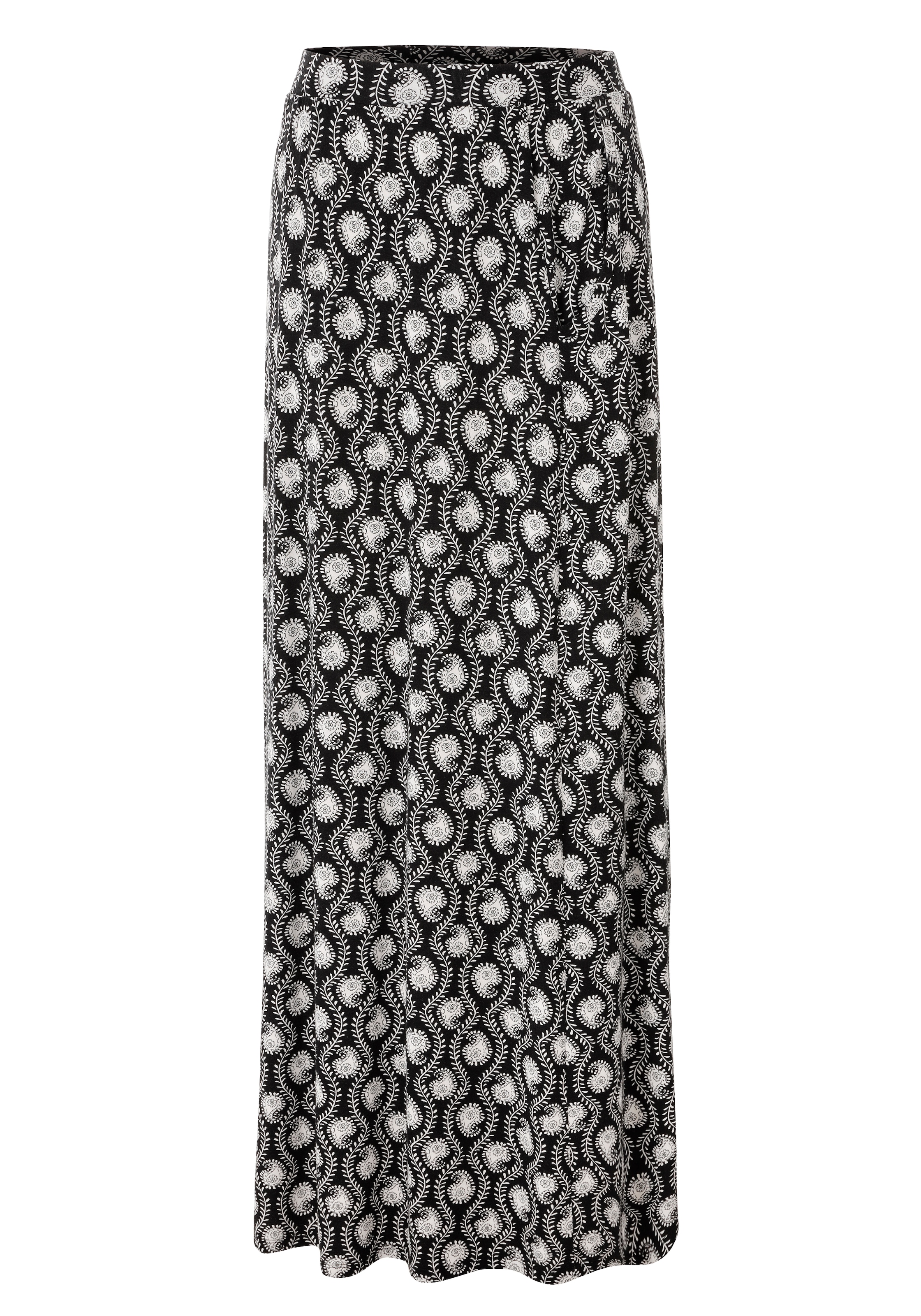 Aniston CASUAL Maxi jupe mit kontrastfarbigem Paisley-Muster - NEUE KOLLEKTION