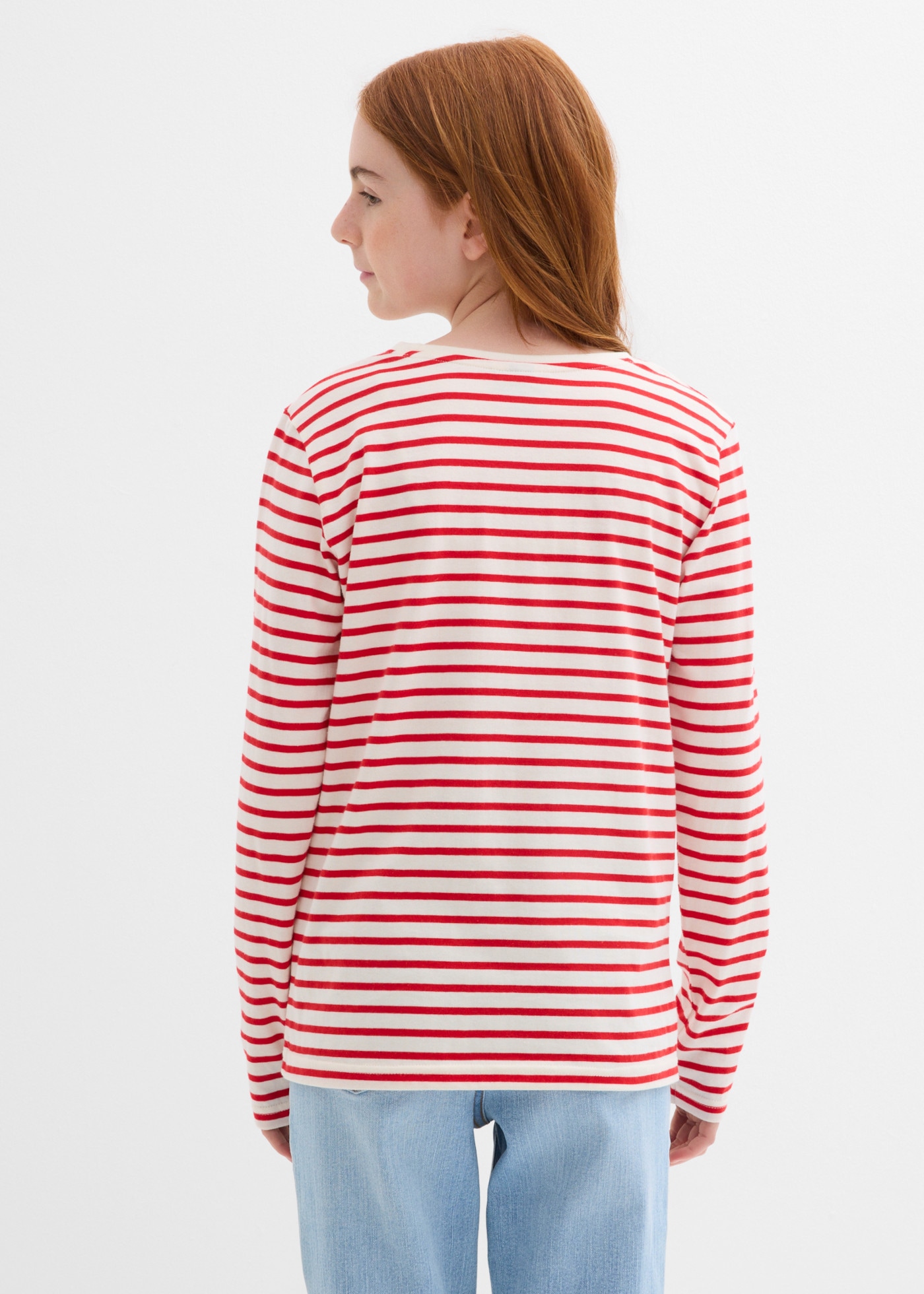 bonprix T-shirt à manches longues Paquet,  Kinder, im praktischen 3er Pack, aus reiner Baumwolle, Regular Fit
