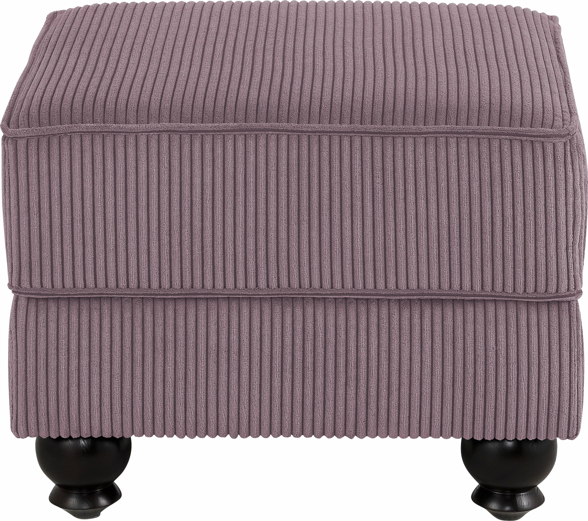 Home affaire Tabouret »King Henry B/T 59/59cm, Cord, bequem« avec ressorts