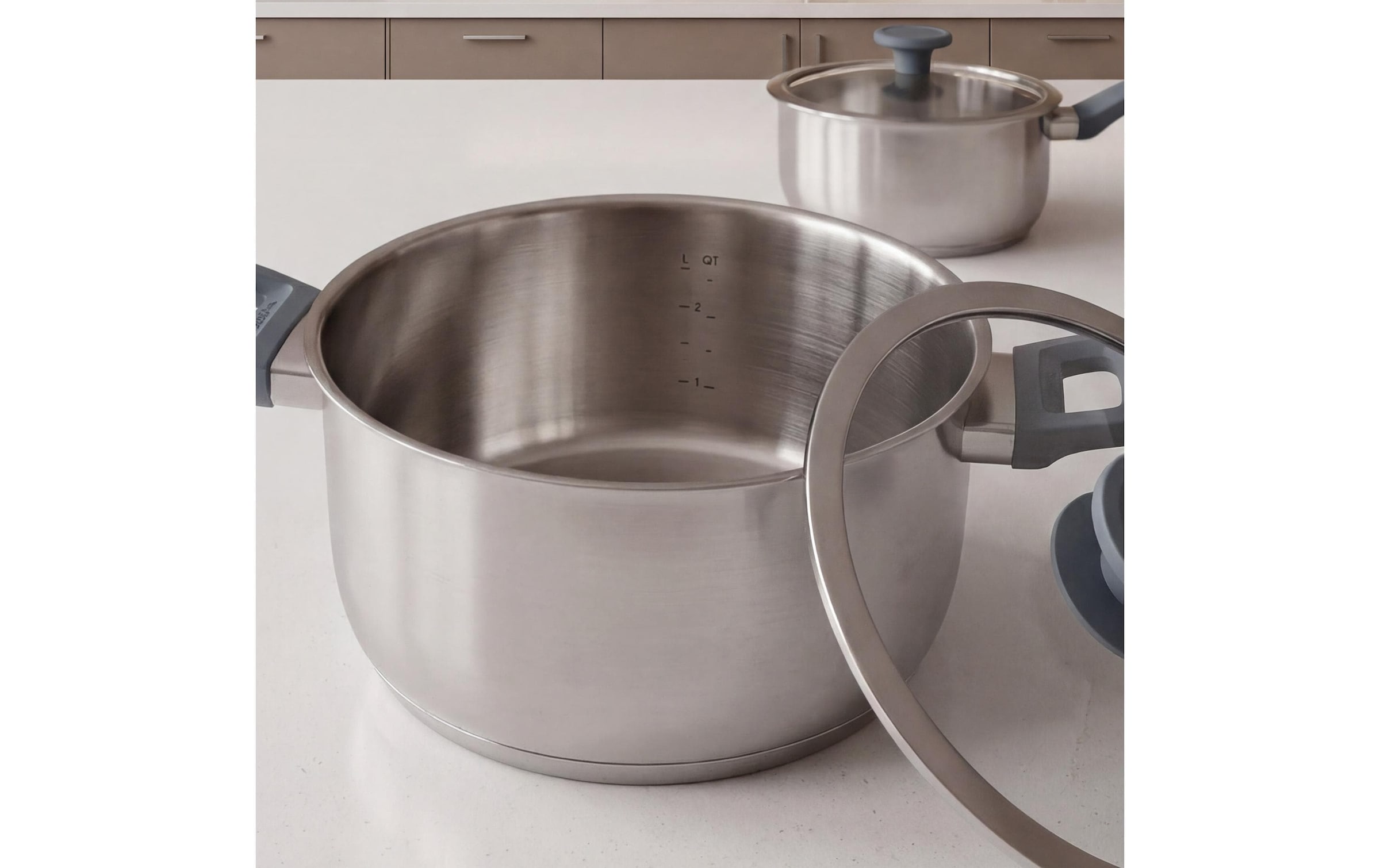 BergHOFF Set de casseroles »Leo Bolt Ocean 5-tlg. 18 cm/20 cm/24 cm« Set, 