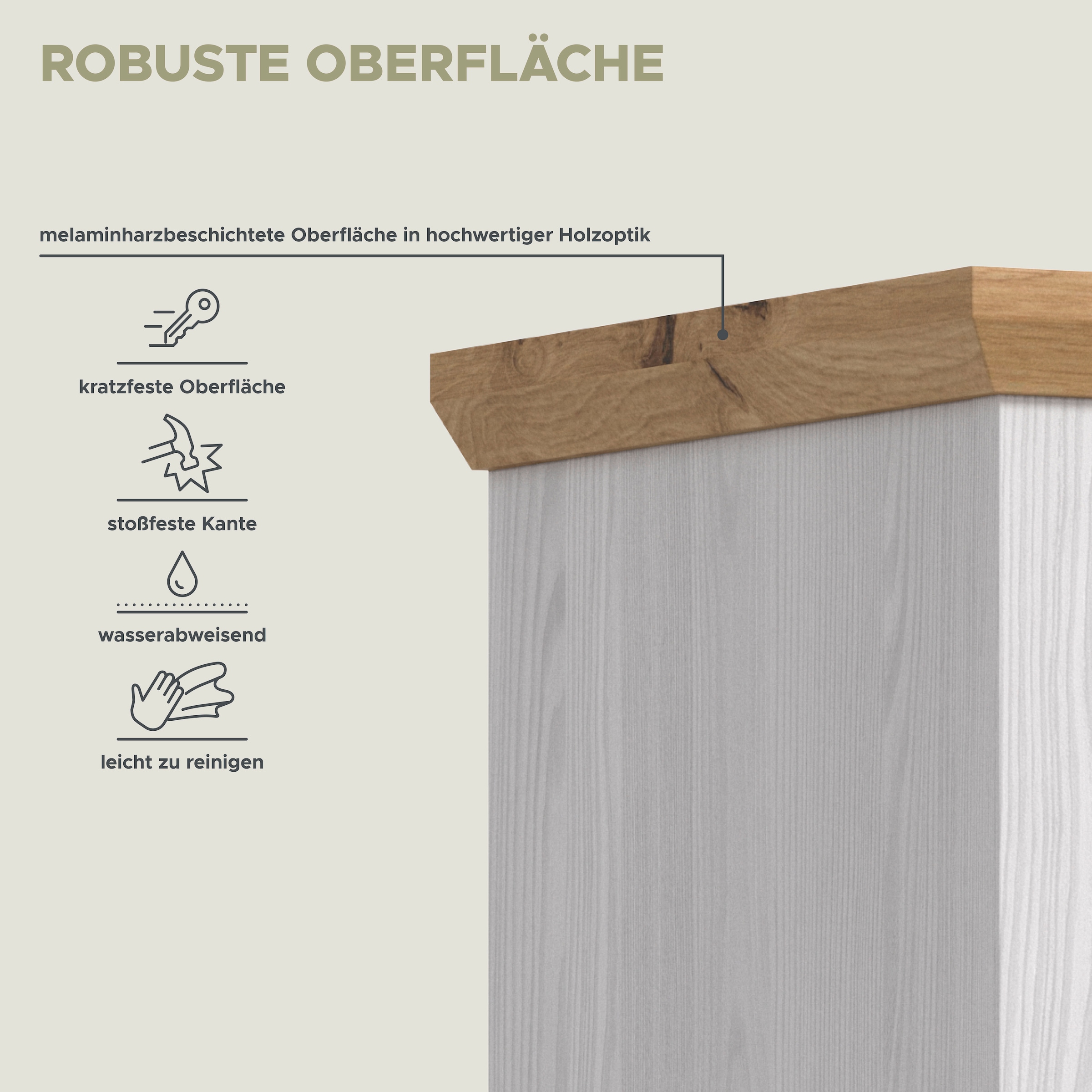 Home affaire Aktenschrank »COSENZA, Höhe, 193 cm, 2 Türen, 5 Fächer, 4 Fachböden« in Landhausoptik, mit weiteren Artikel der Serie kombinierbar,  Büroschrank, Regal, Mehrzweckschrank, Universalschrank, Regal