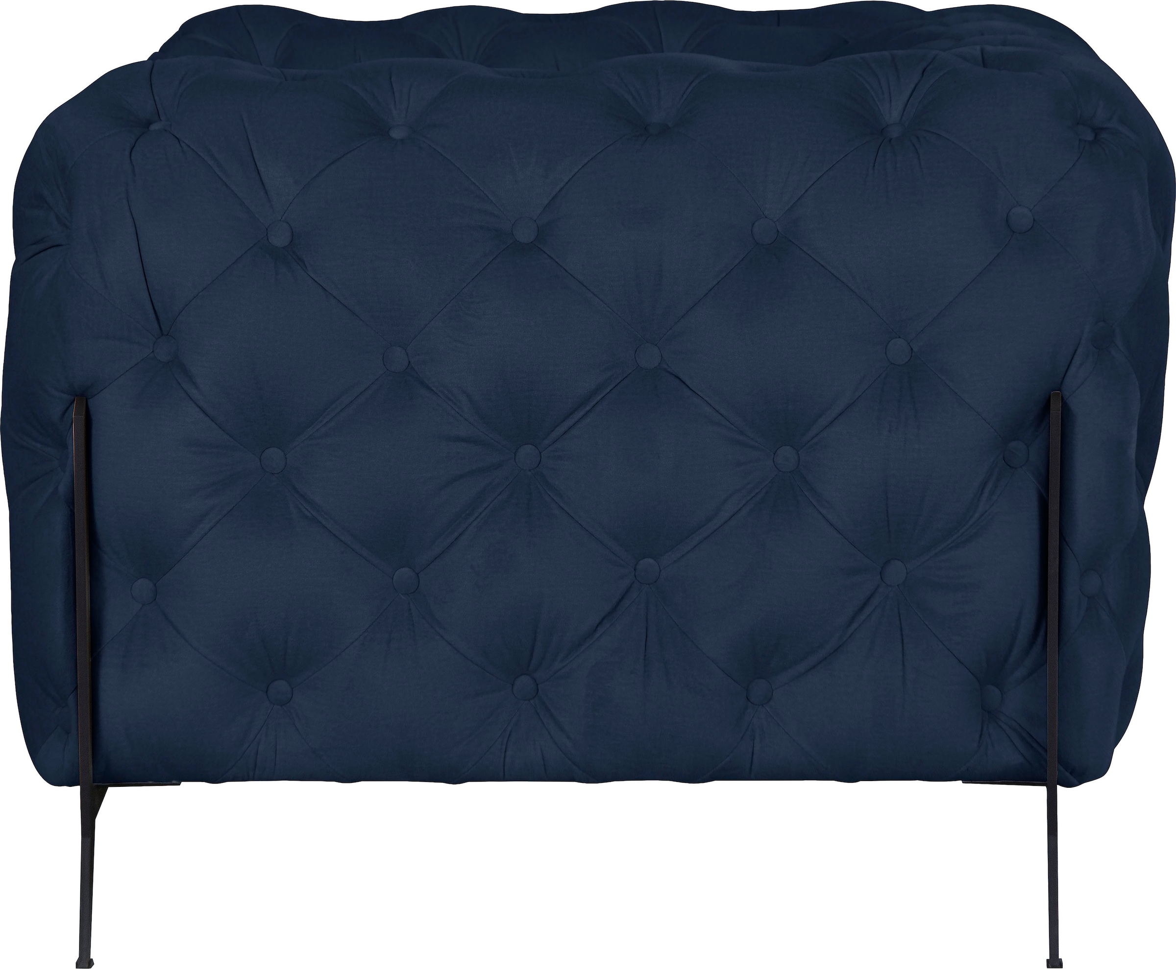 Leonique Chesterfield-Sessel »Amaury Sessel« aufwändige Knopfheftung, moderne Chesterfield Optik, Fussfarbe wählbar