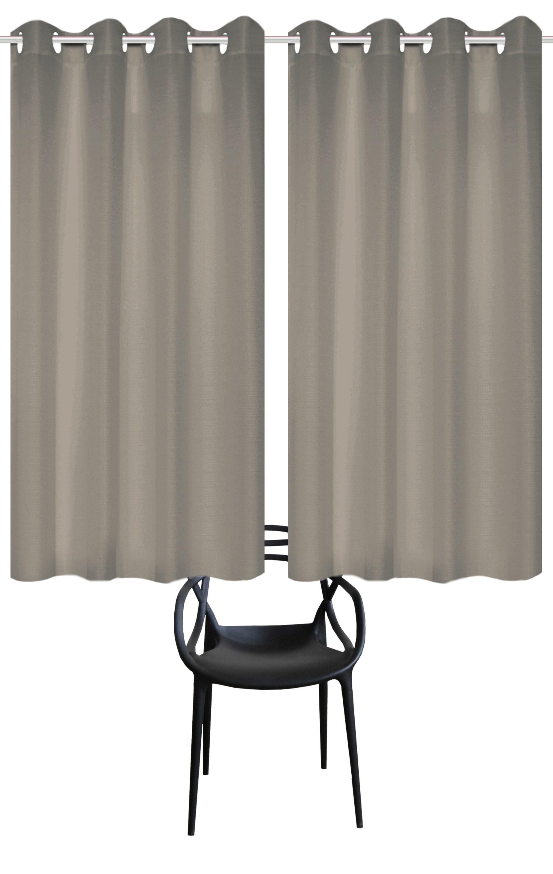 Home Basics Vorhang »BENOGA 2er SET« Ösen 2 Stk. tlg. SET, Ösenschal, Uni, Dekostruktur