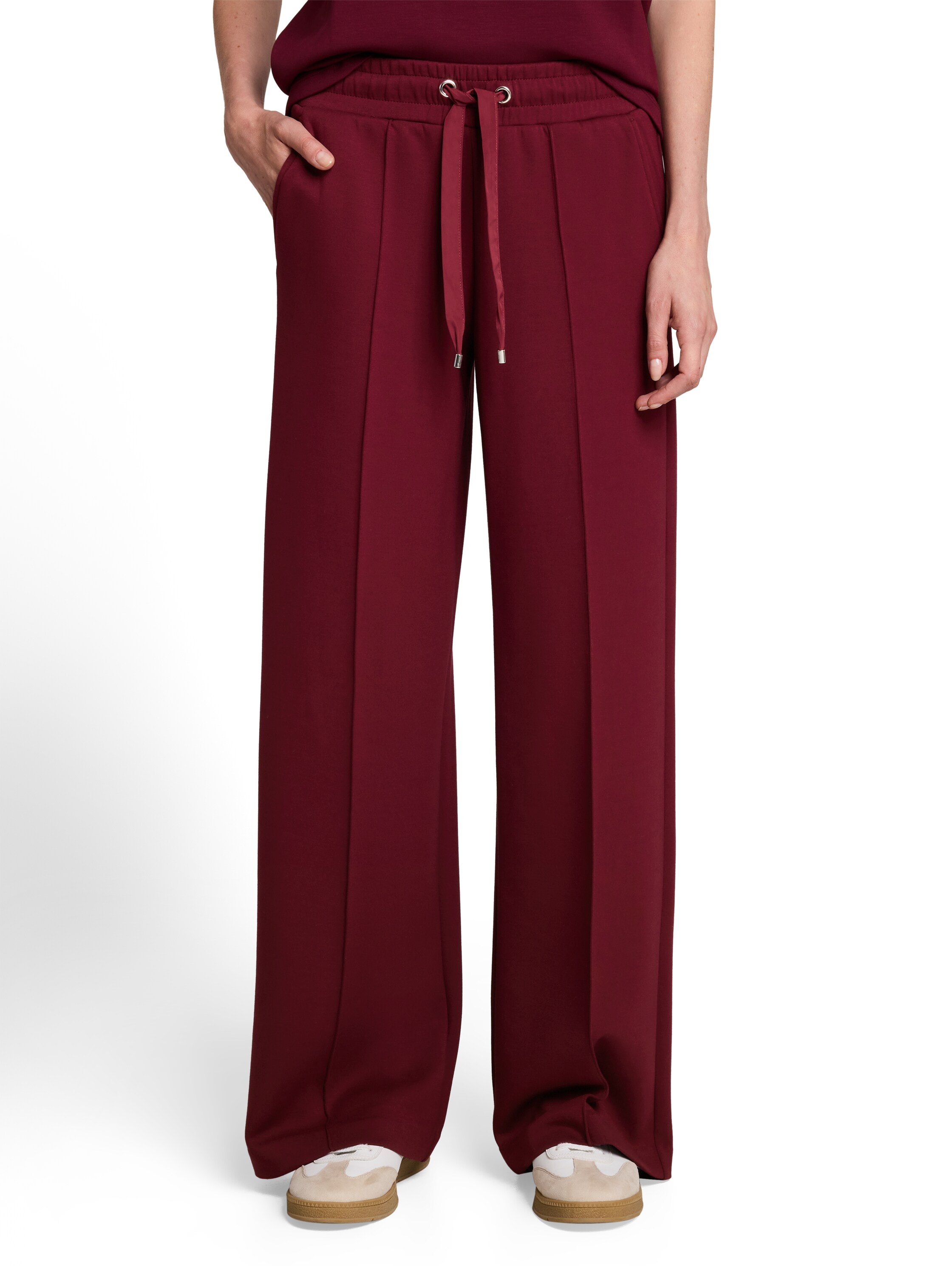 TOM TAILOR Stoffhose »Loose - Straight«  Sommerhose - weites Bein - mit elatsischem Bund