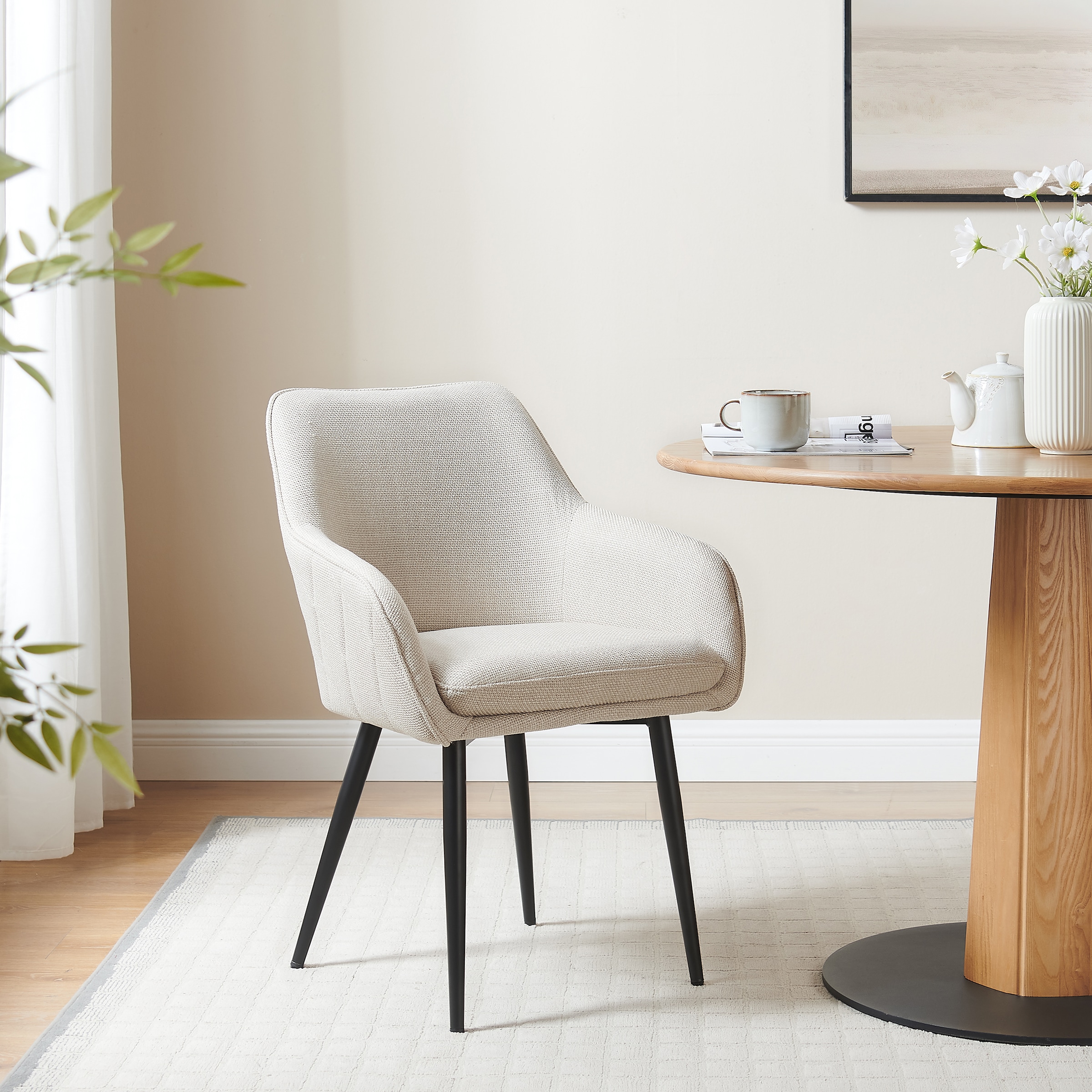 SalesFever Chaise de salle à manger »Boston - Der Stuhl für Ihr Esszimmer« () Diamantsteppung auf der Rückseite - Charmant & Einzigartig