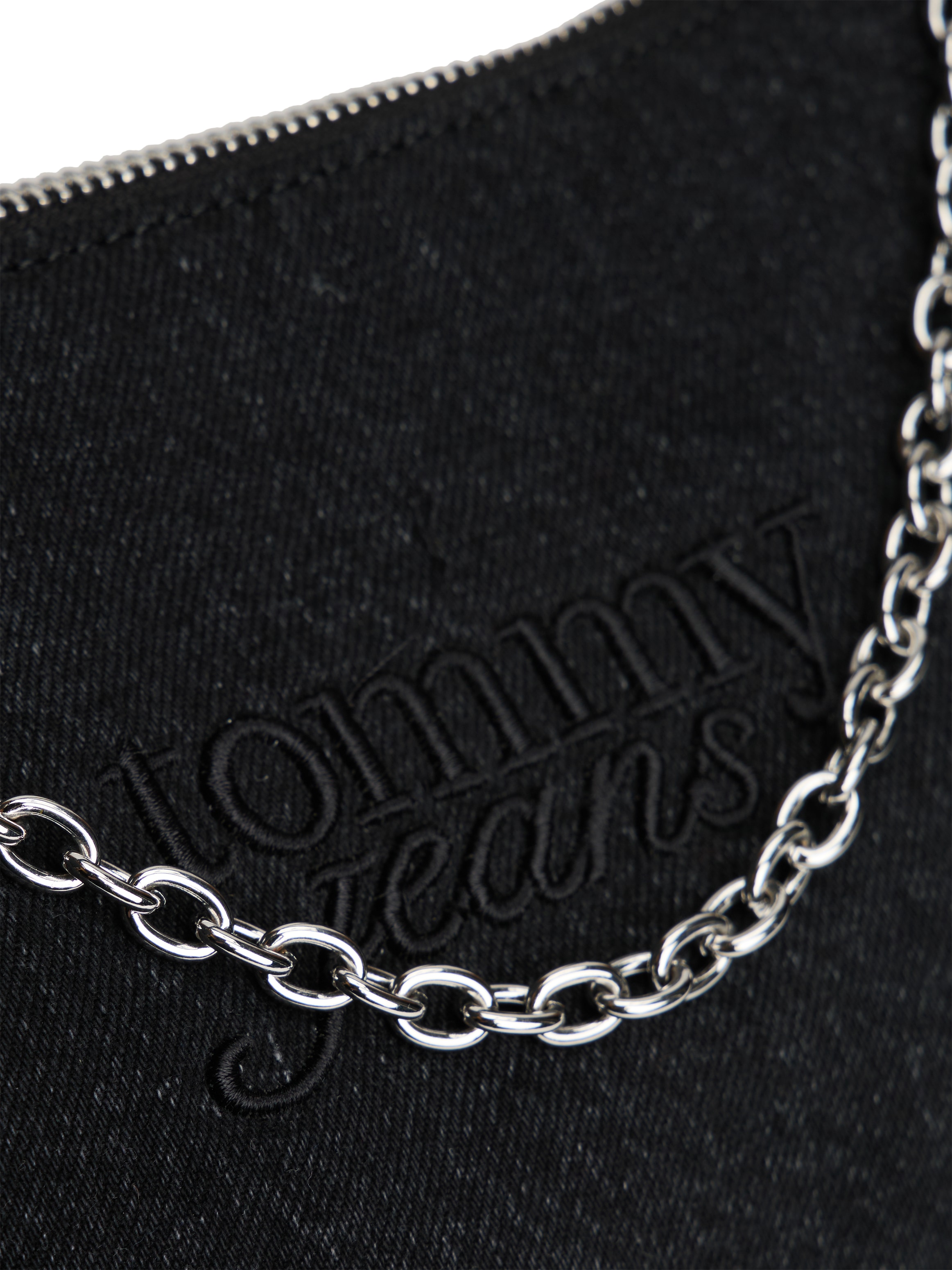 Tommy Jeans Sac à bandoulière »TJW COOL DENIM SHOULDER BAG« , sac à main femme, minibag avec broderie logo élégante
