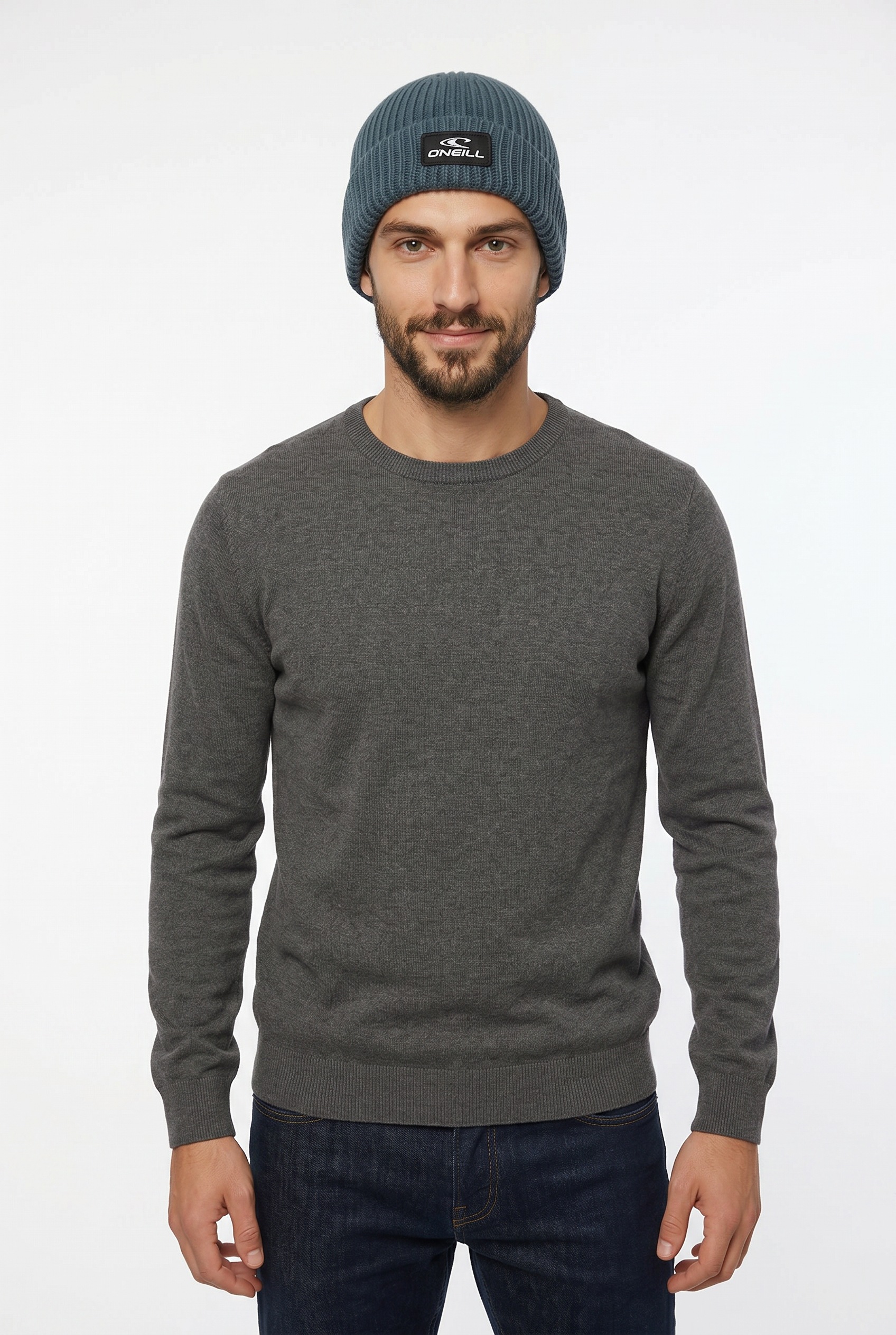 O'Neill Bonnet »BOUNCER BEANIE« avec motif en maille côtelée épaisse, taille unique