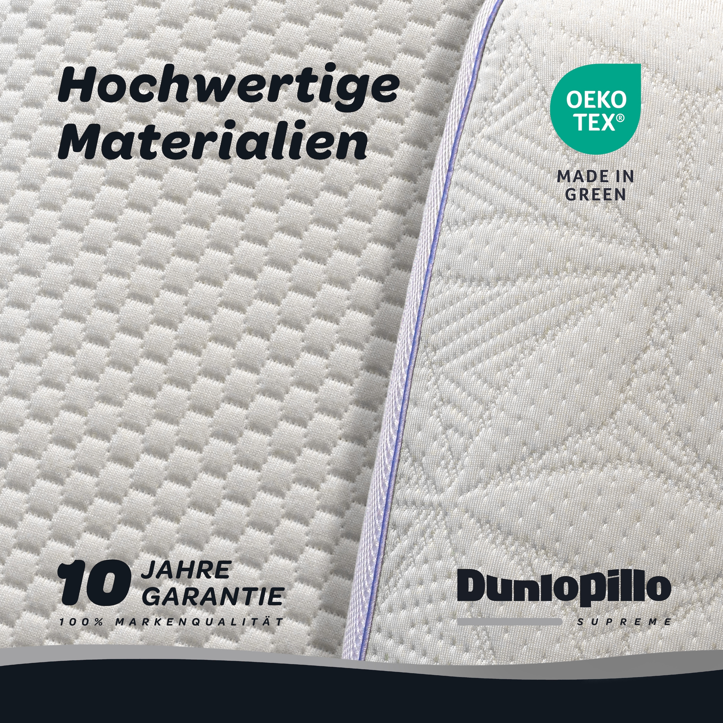 Dunlopillo Nackenkissen »Clima Flex, NEUHEIT Viskoschaum mit kühlender & wärmender Seite« in Grösse 60 x 50 x 15 cm, Individuell anpassbar: mit drei Einlagen