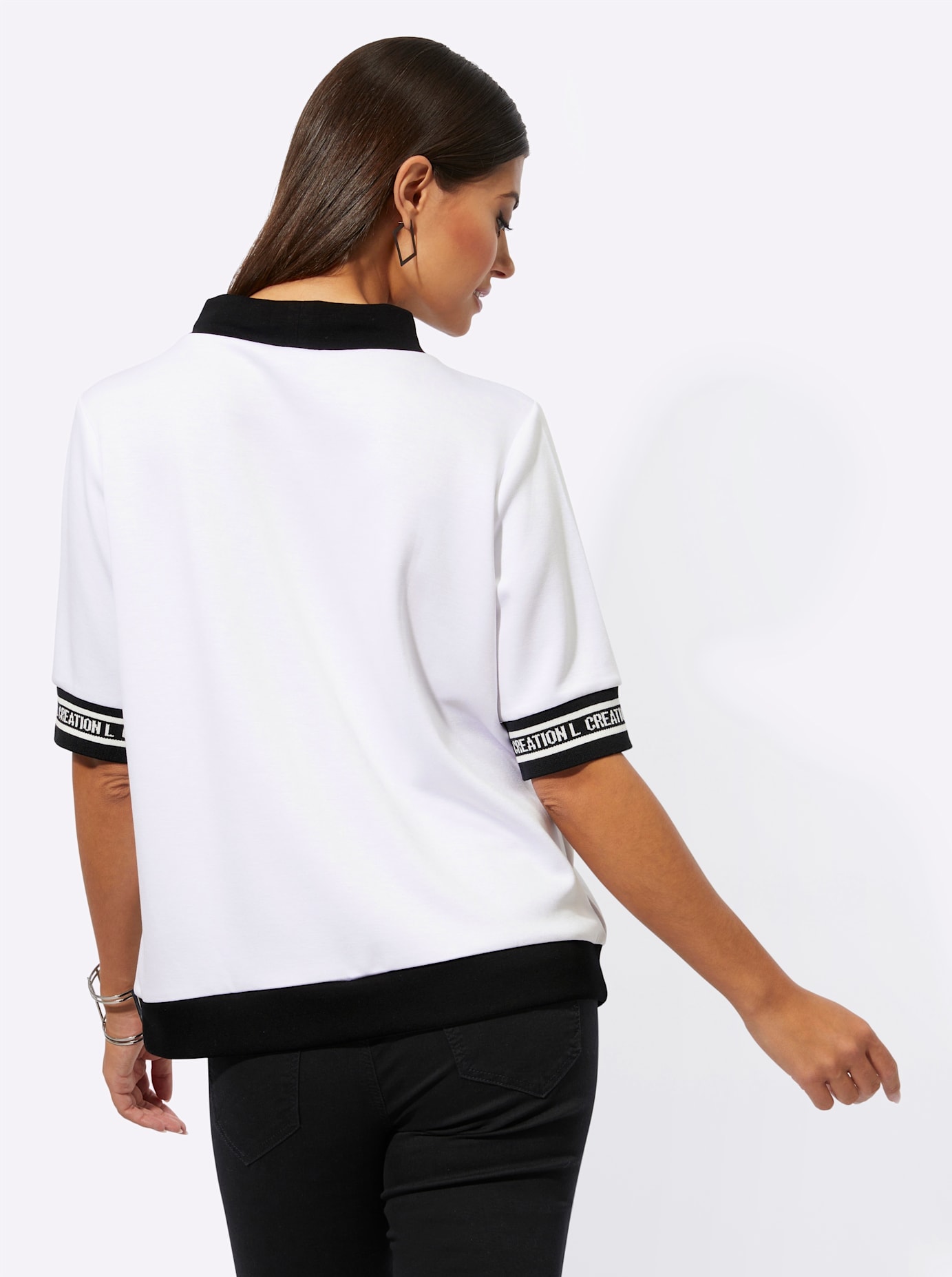 creation L T-shirt à col montant »Shirt« 1 cuis