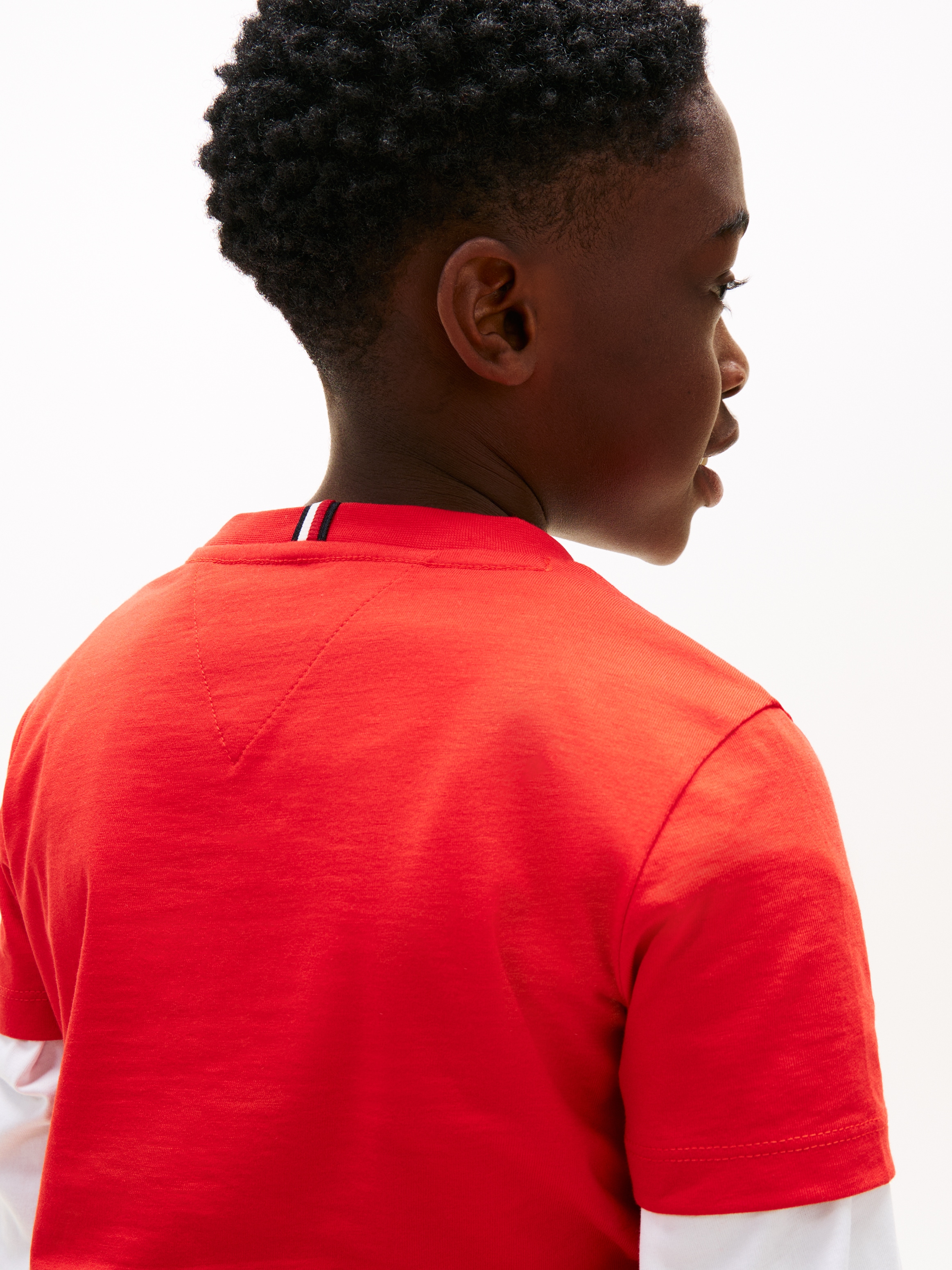 Tommy Hilfiger T-Shirt »WAVY FLAG T-SHIRT« Kinder bis 16 Jahre, regular fit