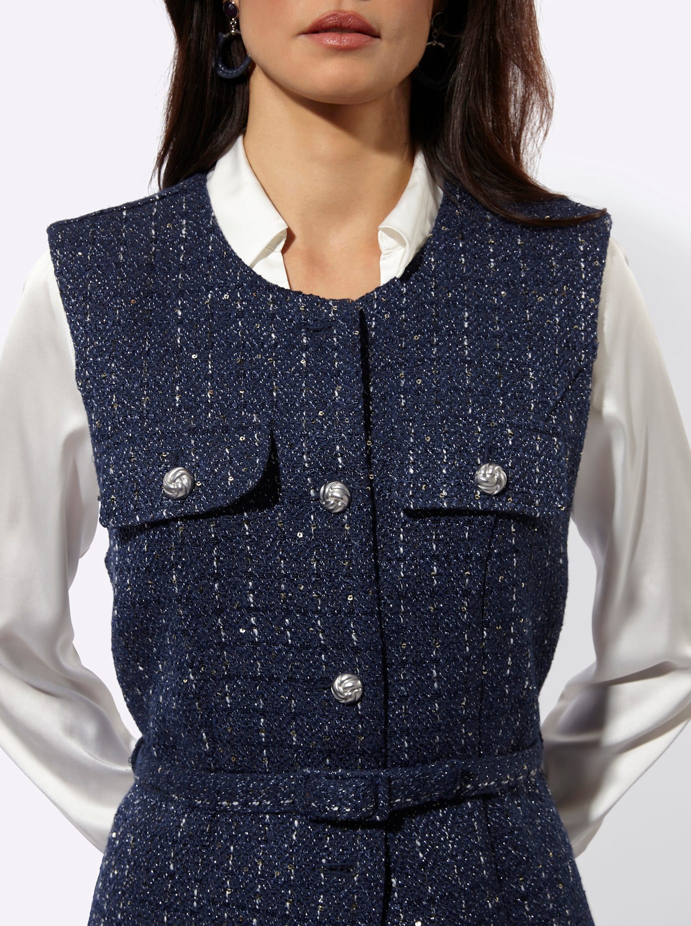 creation L Gilet court