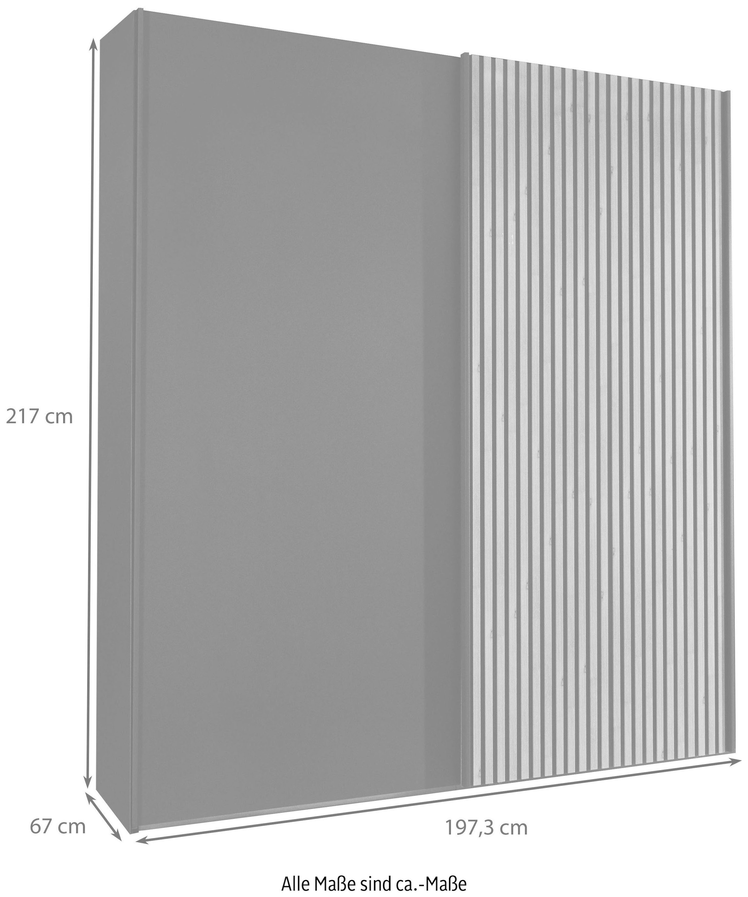 WIEMANN Kleiderschrank »Denver« hochwertige Beschläge