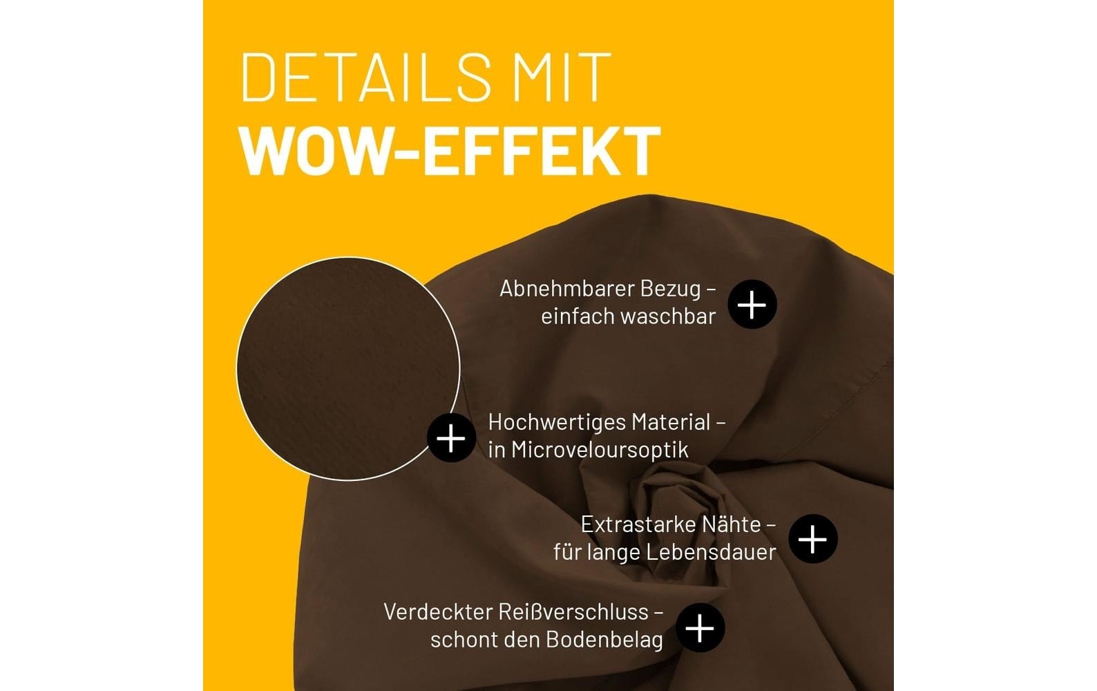 Lumaland Pouf »Lumaland Sitzsack In-& Outdoor 120 l «