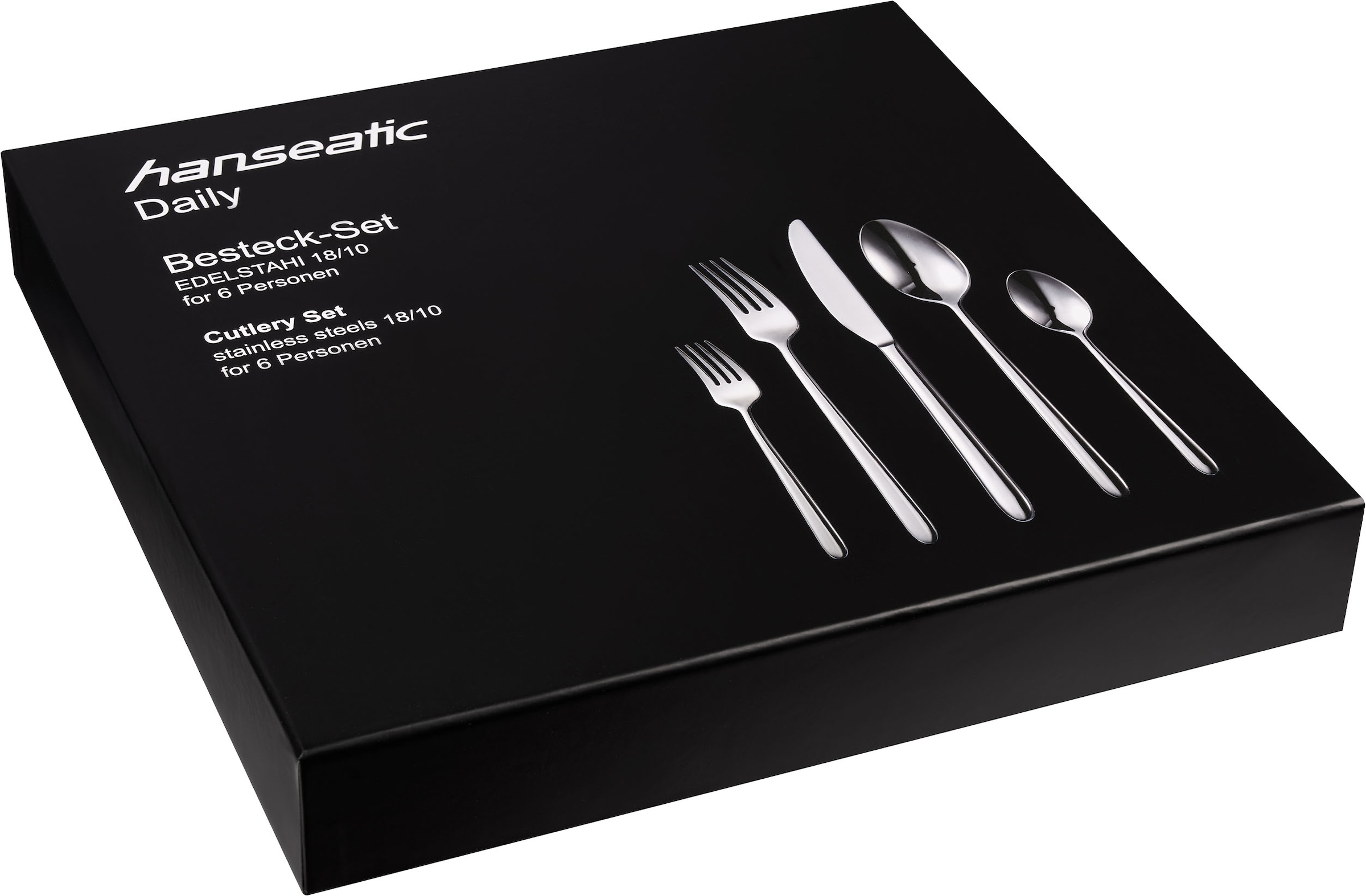 Hanseatic Besteck-Set »DAILY« leichtes und minimalistisches Design