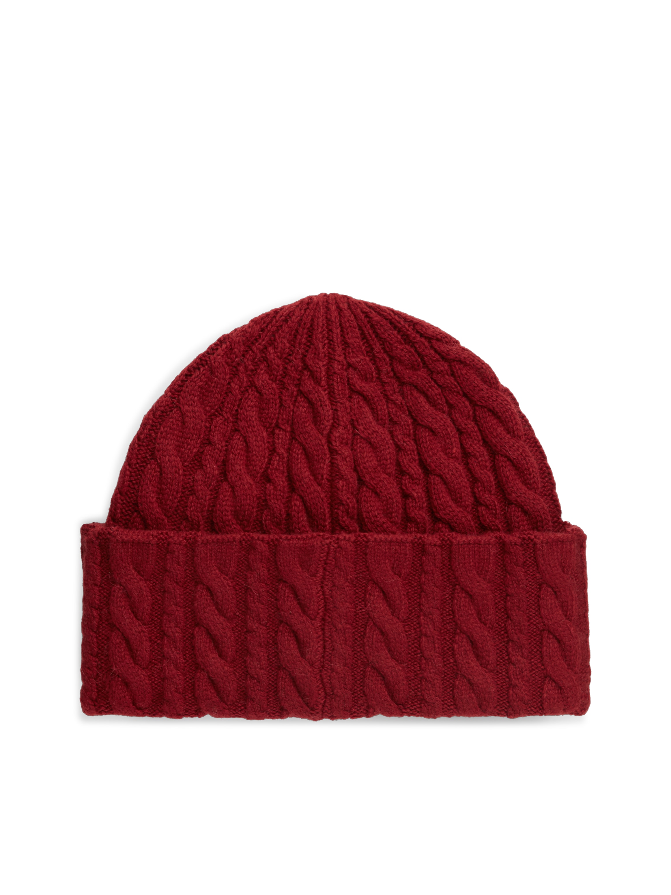 Tommy Hilfiger Beanie »ENAMEL FLAG CABLE« mit Alpakawolle und Zopfmuster