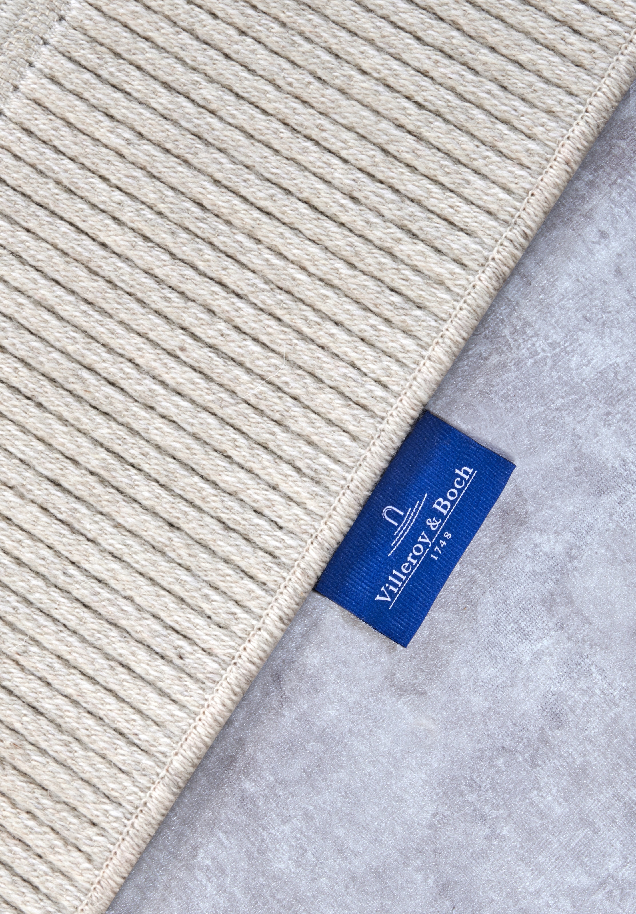 Villeroy & Boch Wollteppich »Johann« rechteckig 5 mm Höhe Schurwolle, Wolle, Natur, Wohnzimmer, Schlafzimmer, Boho, Skandi