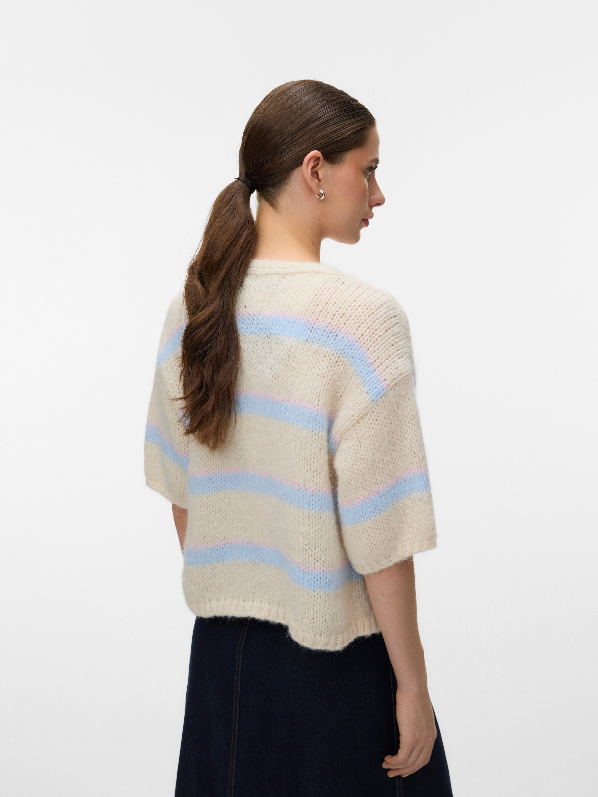 Vero Moda Strickjacke »VMMAYBE 2/4 OPEN CARDIGAN NOOS« Kunstfaser