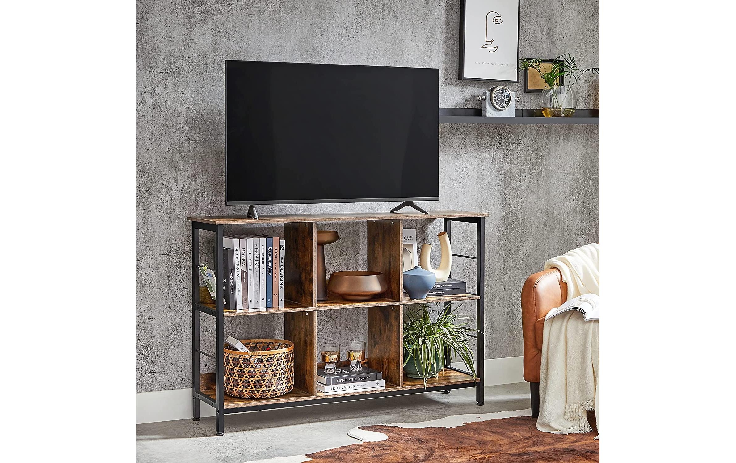 VASAGLE Wandregal »VASAGLE Regal Industrial Schwarz«