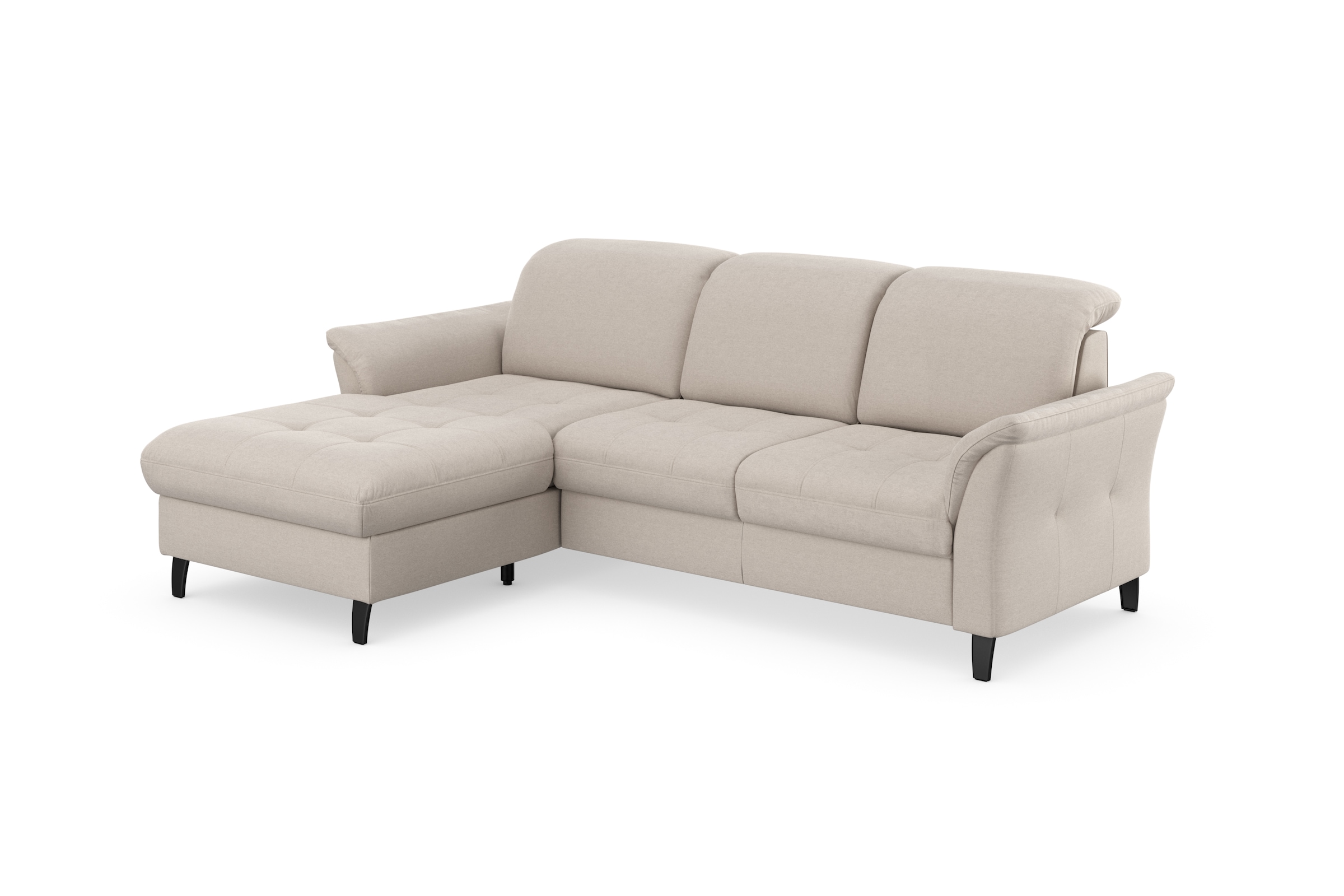 sit&more Canapé d'angle »Maggiore L-Form« wahlweise mit Kopfteilverstellung, Bettfunktion und Bettkasten