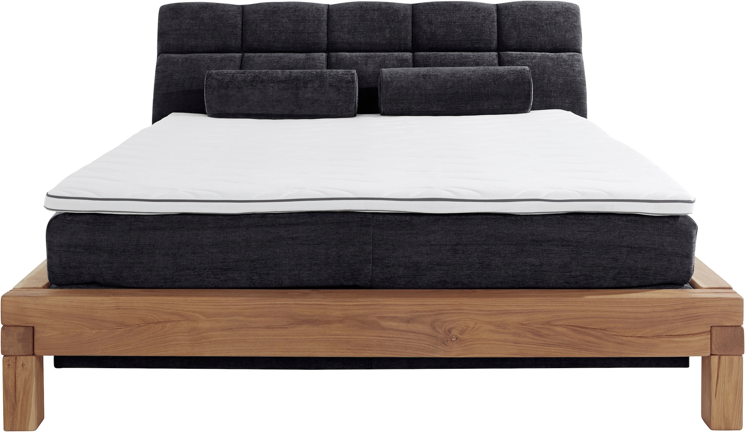 Home affaire Lit boxspring »Villads« surface de couchage : 180/200 cm, base boxspring intérieure, tissus recyclés