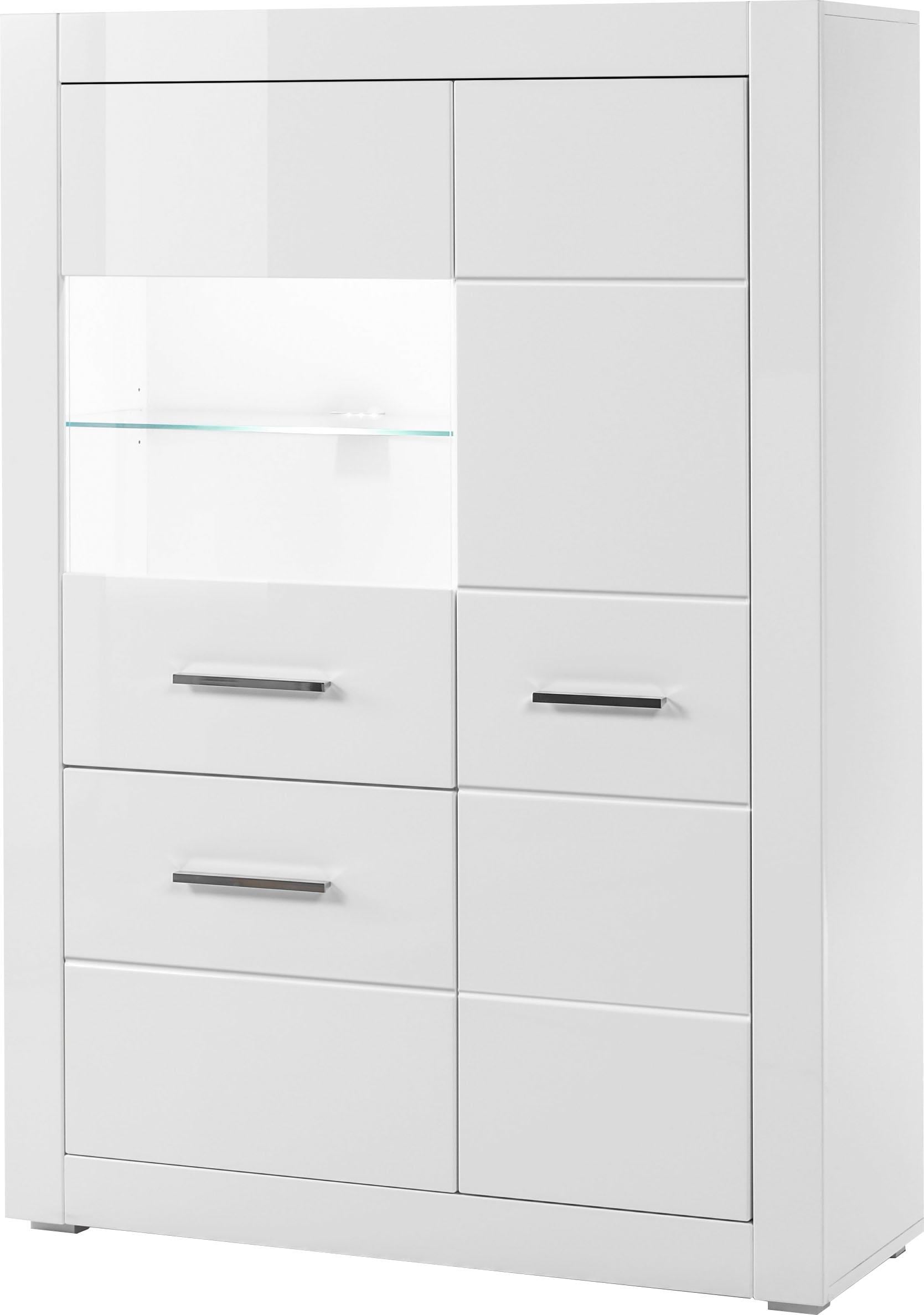 Home affaire Vitrine »BIANCO« Höhe 142 cm