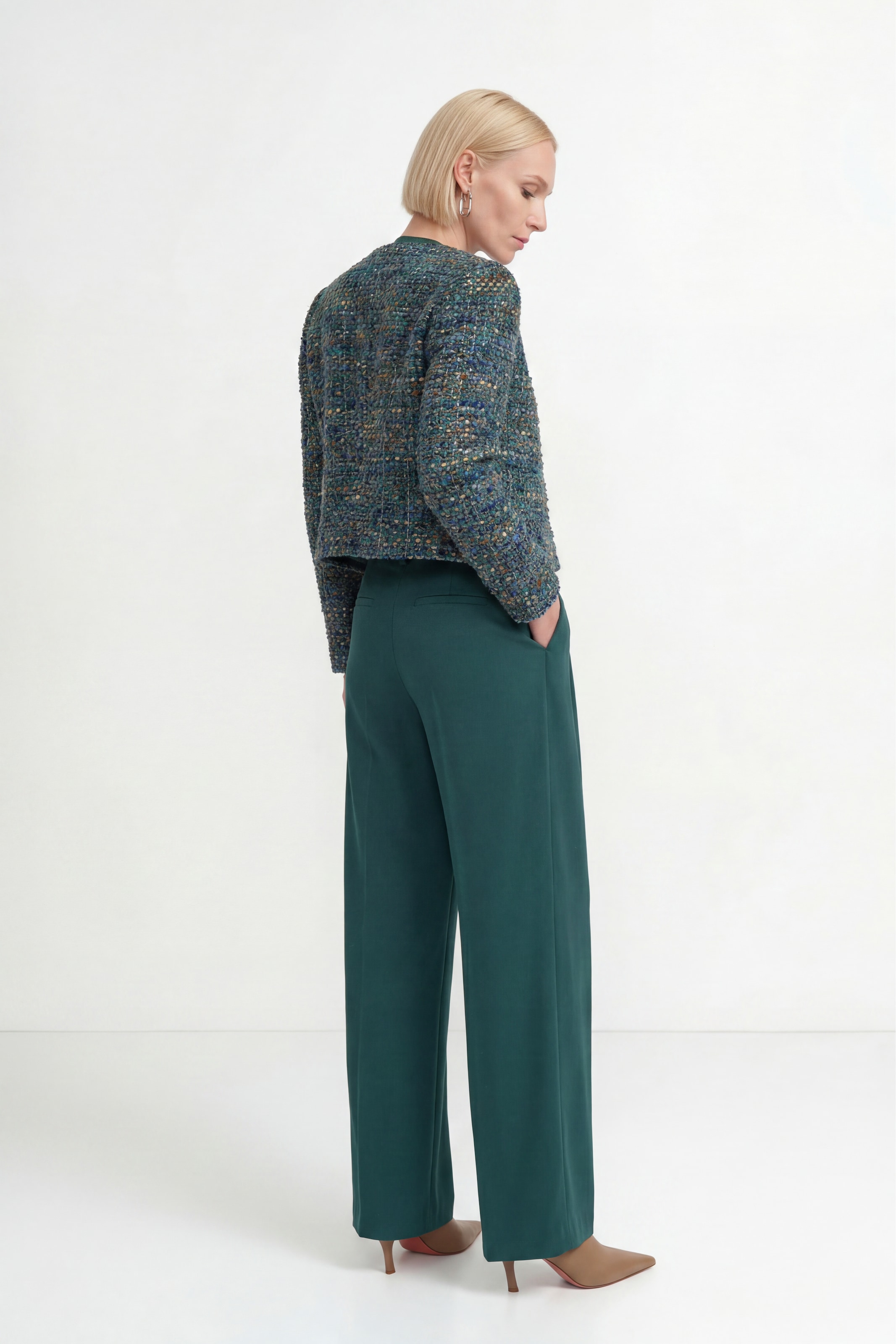 RICHROYAL Pantalon à pinces  coupe régulière avec plis sur la ceinture