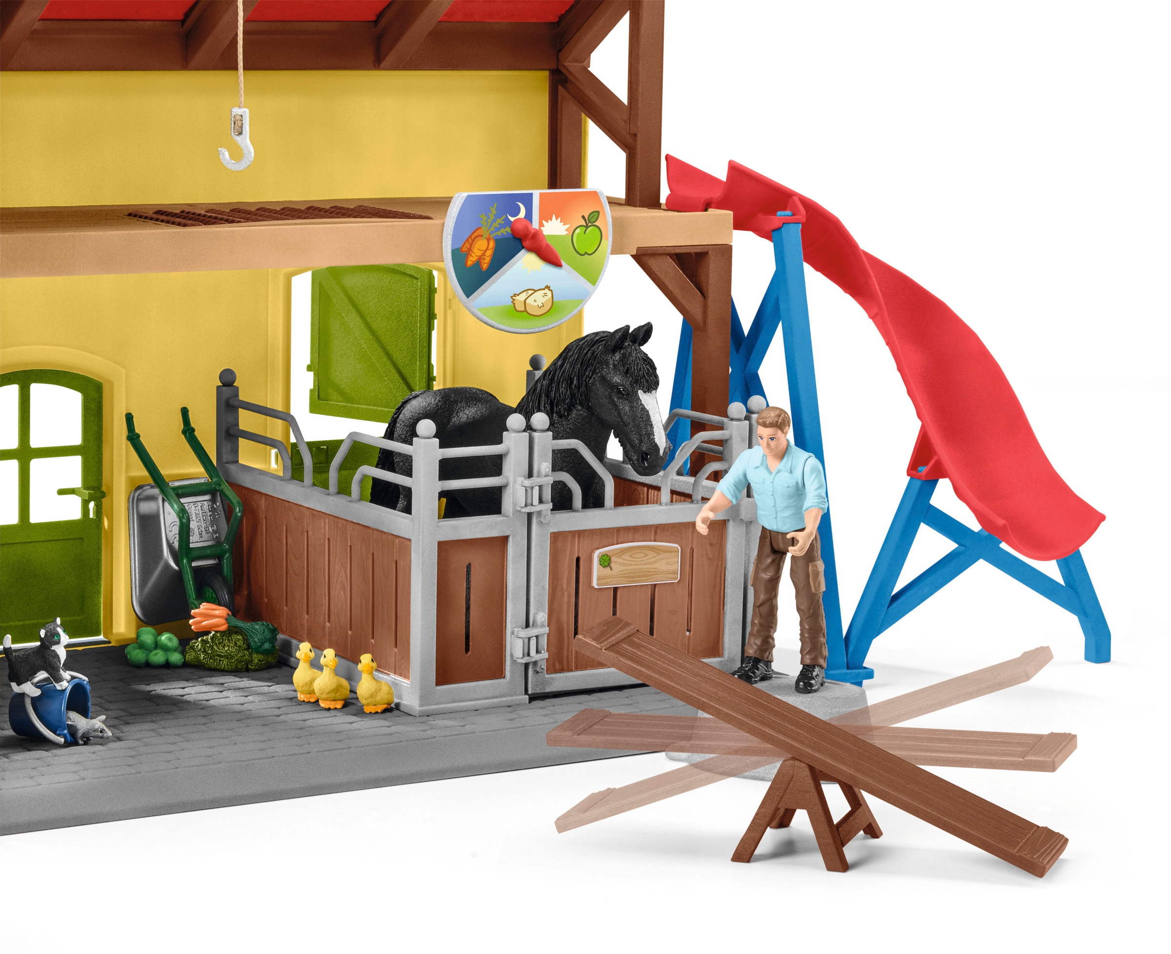 Schleich® Monde de jeu »FARM WORLD, Pferdestall (42485)«