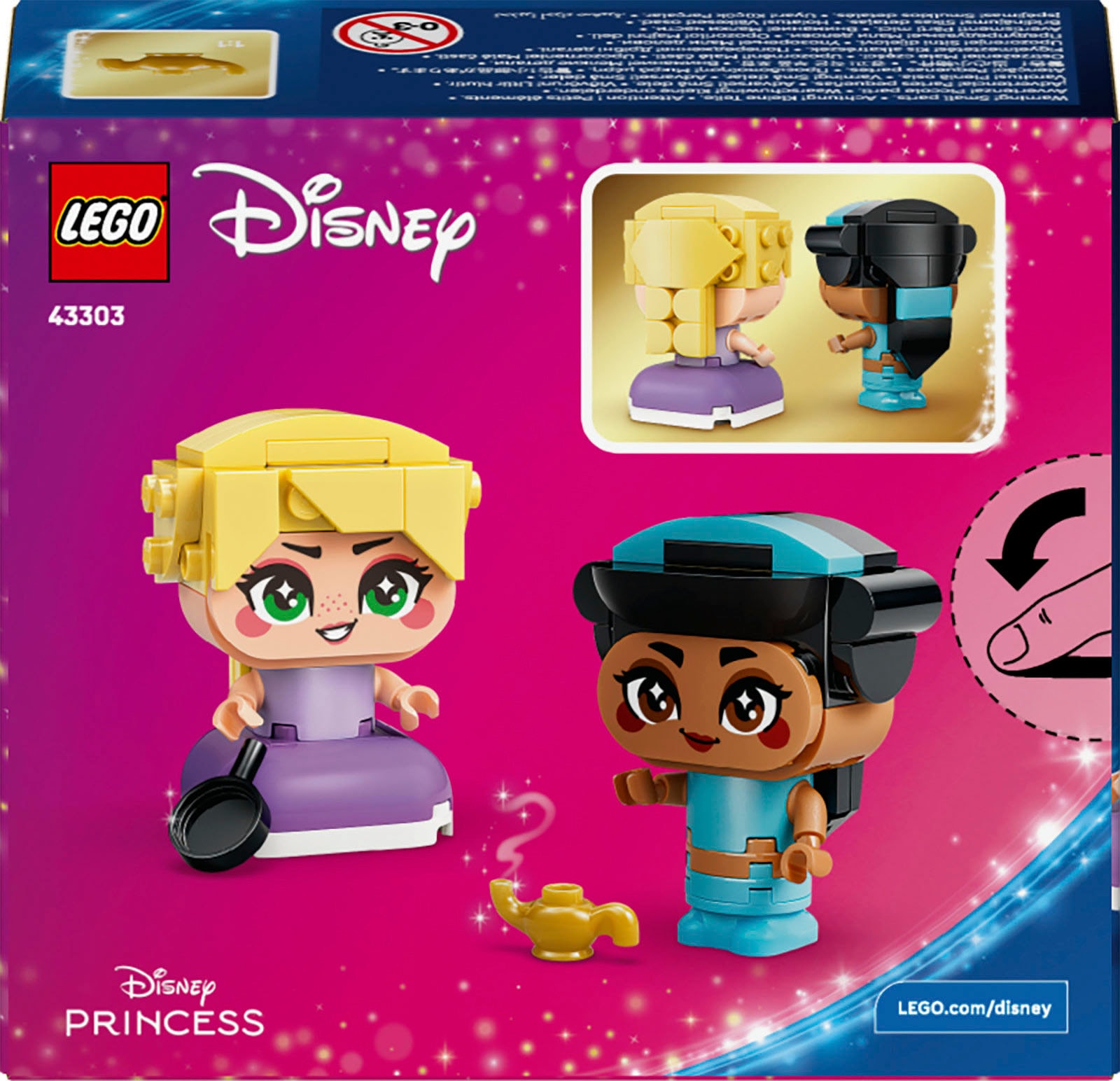 LEGO® Pions de construction »Die Mini-Prinzessinnen Jasmin und Rapunzel (43303)« LEGO Disney Princess