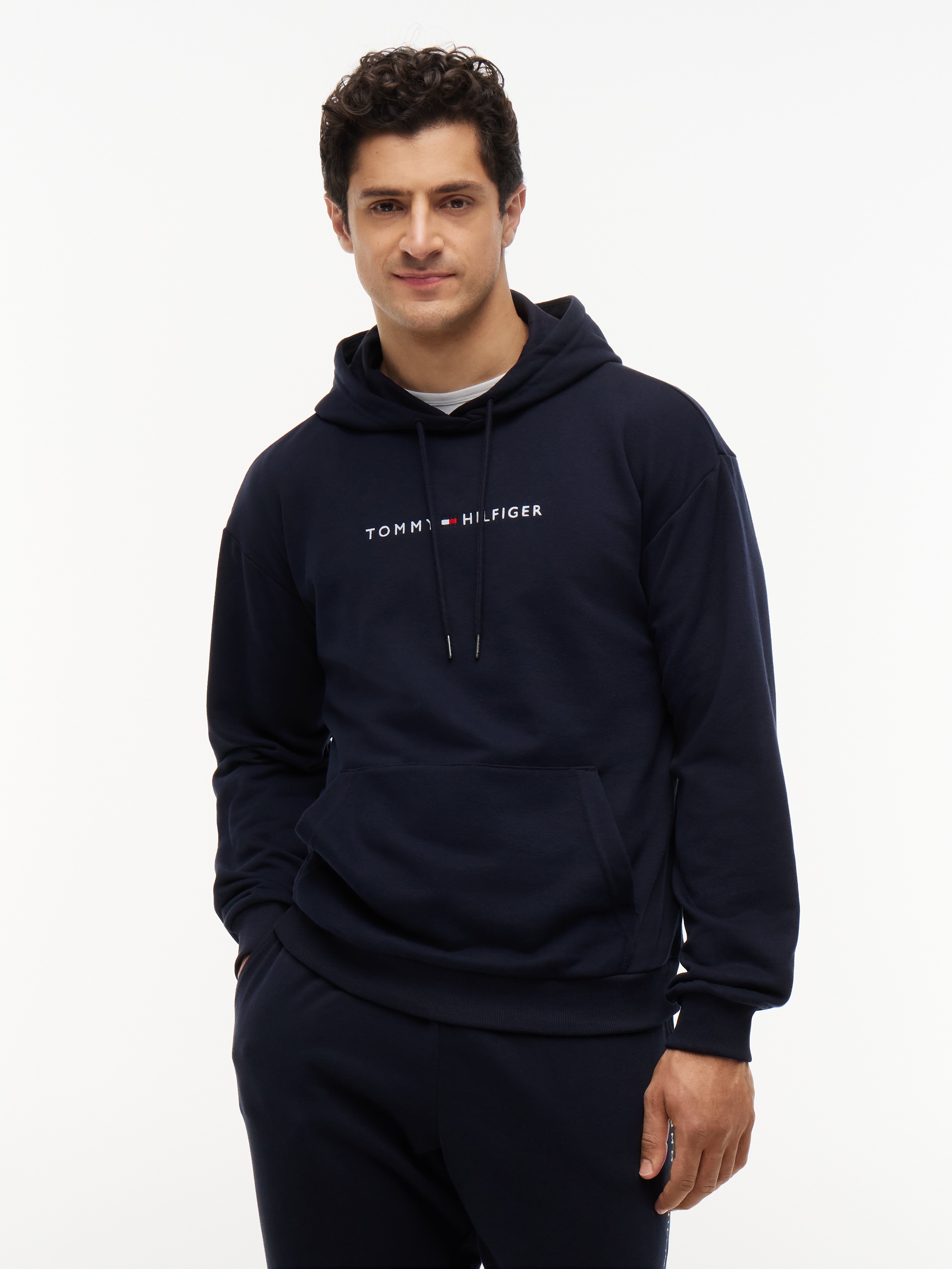 Tommy Hilfiger Underwear Hoodie , avec broderie, coupe Regular Fit, avec poche kangourou, design décontracté
