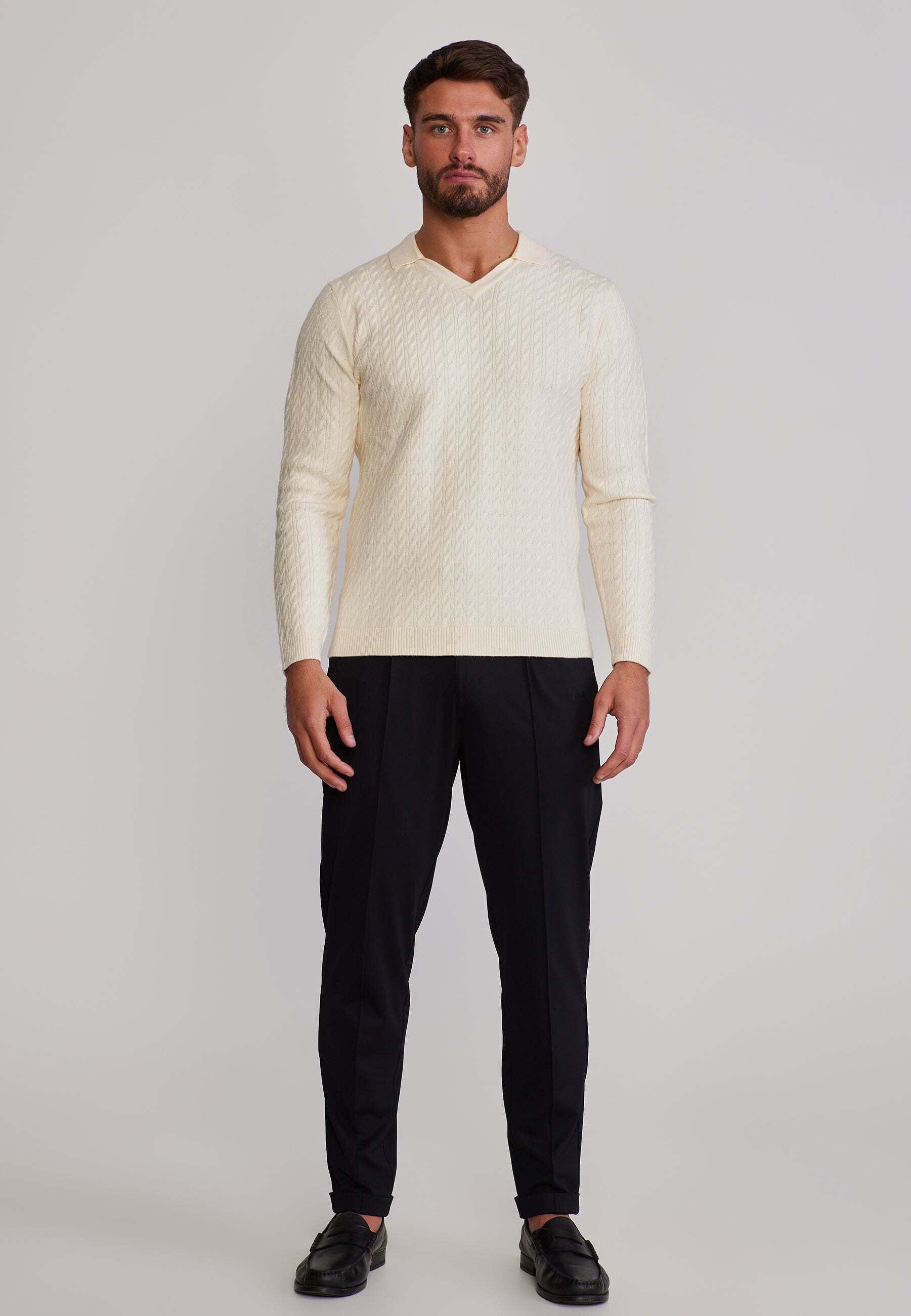 Siksilk Langarm-Poloshirt »Siksilk Langarmpolo Knitted Polo«