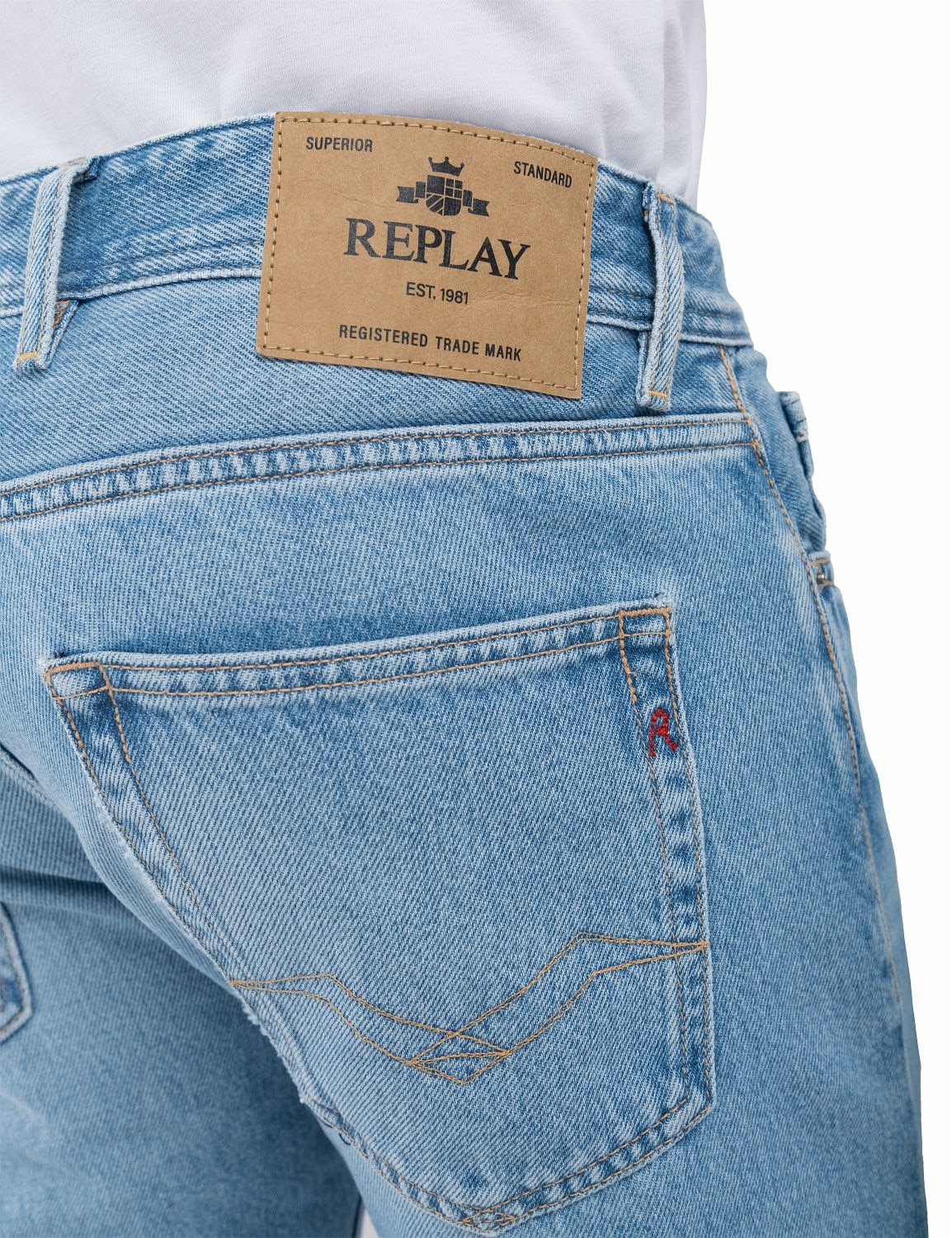 Replay Straight-Jeans »GROVER« in vielen verschiedenen Waschungen, mit Stretch