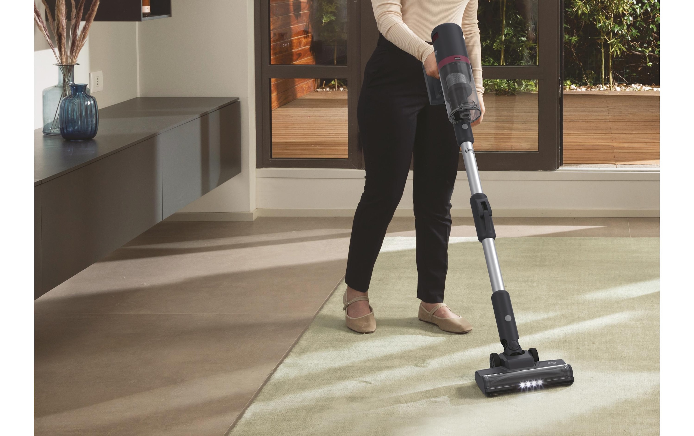 Hoover Akku-Hand-und Stielstaubsauger »HFG10HX 11 Blue Grey«