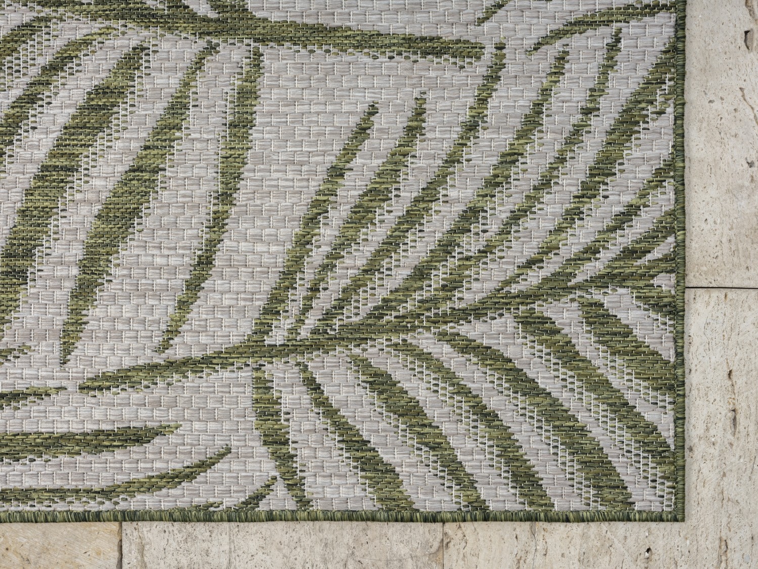 Myflair Möbel & Accessoires Teppich »Autumn« rechteckig 8 mm Höhe Wendeteppich, Blätter Motiv, Outdoor geeignet, Balkon, Terrasse