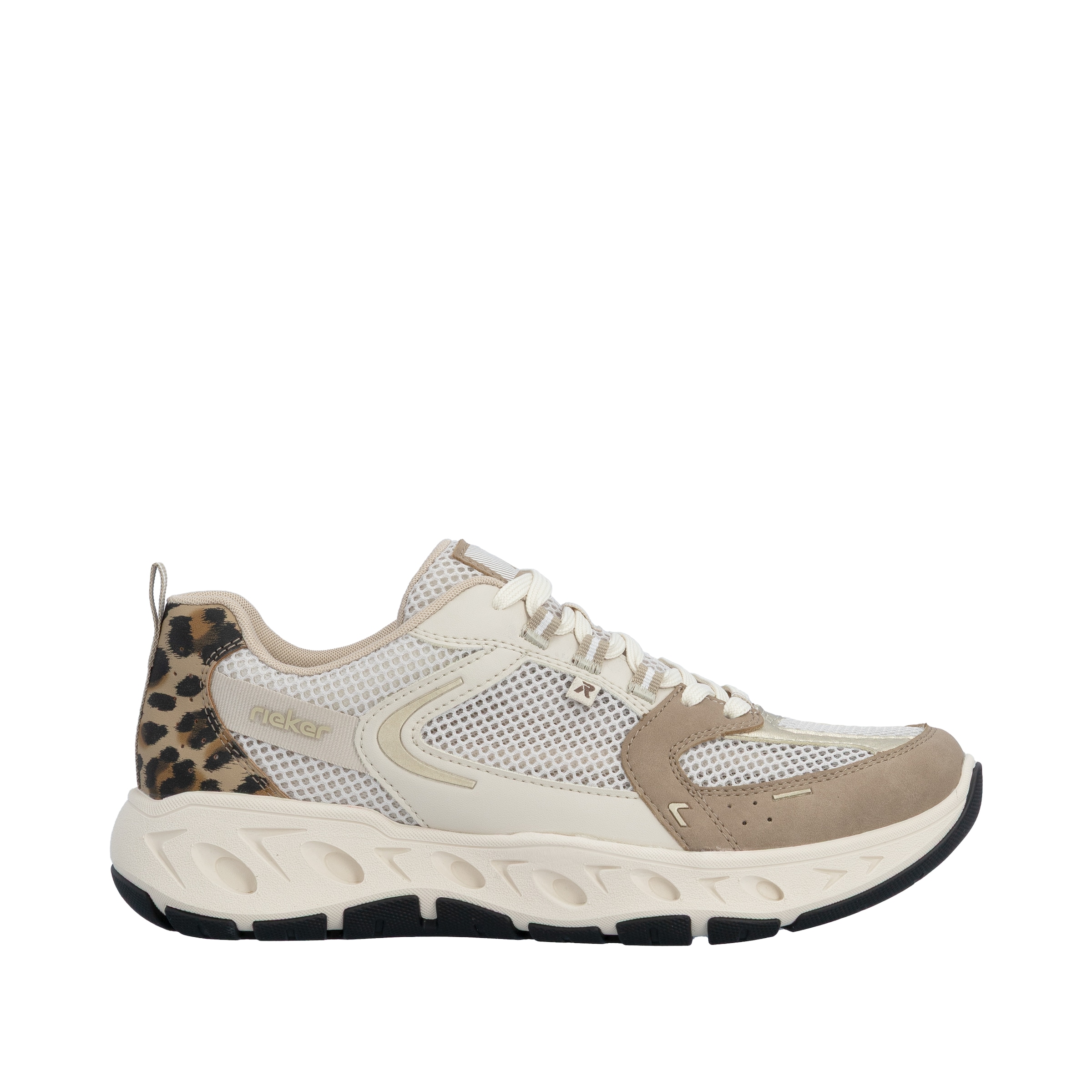 Rieker Plateausneaker  Schnürschuh, Freizeitsneaker, Halbschuh mit MemoSoft-Innensohle