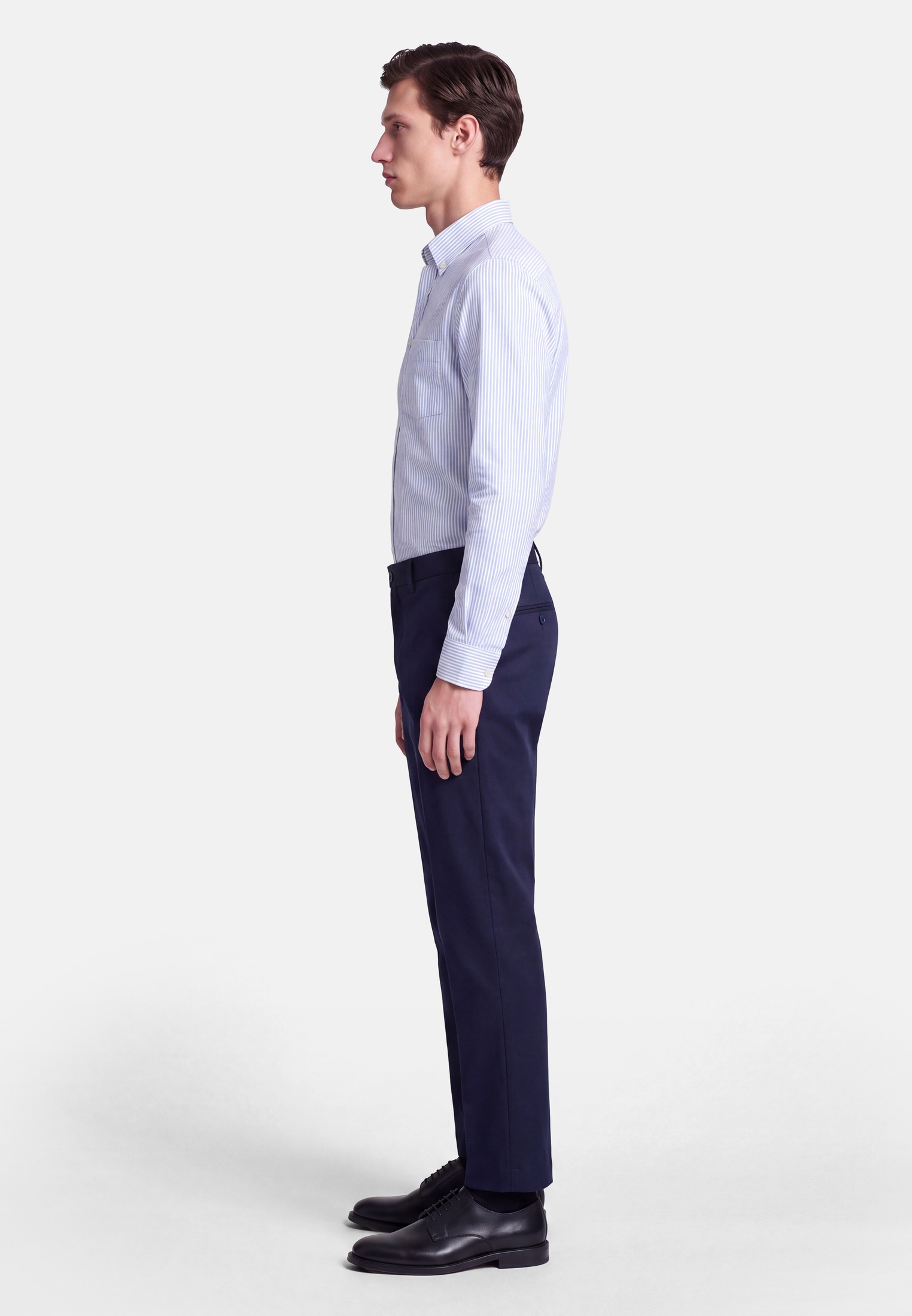 seidensticker Chemise d'affaires col boutonné classique 1/1 rayé