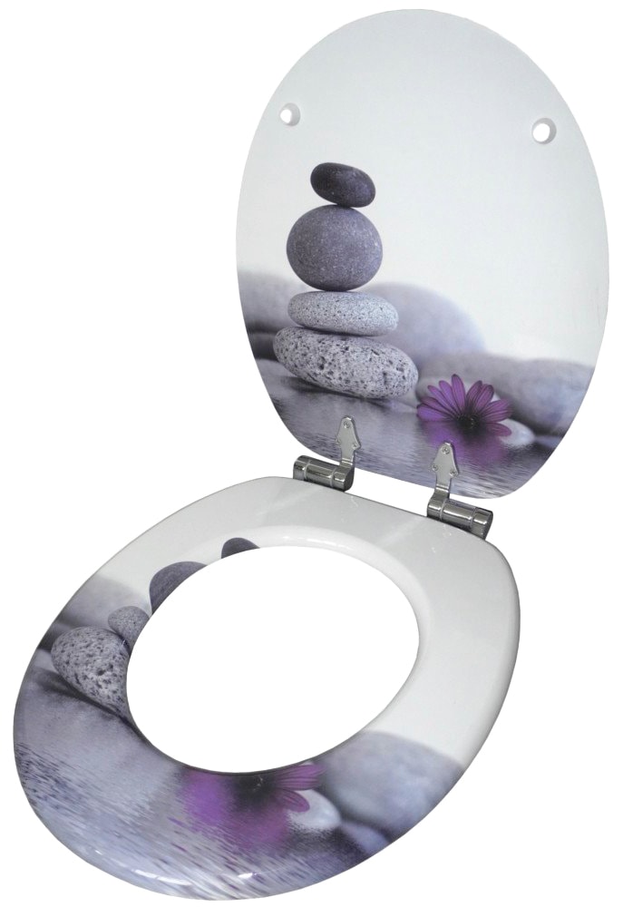Sanilo Badaccessoire-Set »Energy Stones« bestehend aus WC-Sitz, Badteppich und Waschbeckenstöpsel