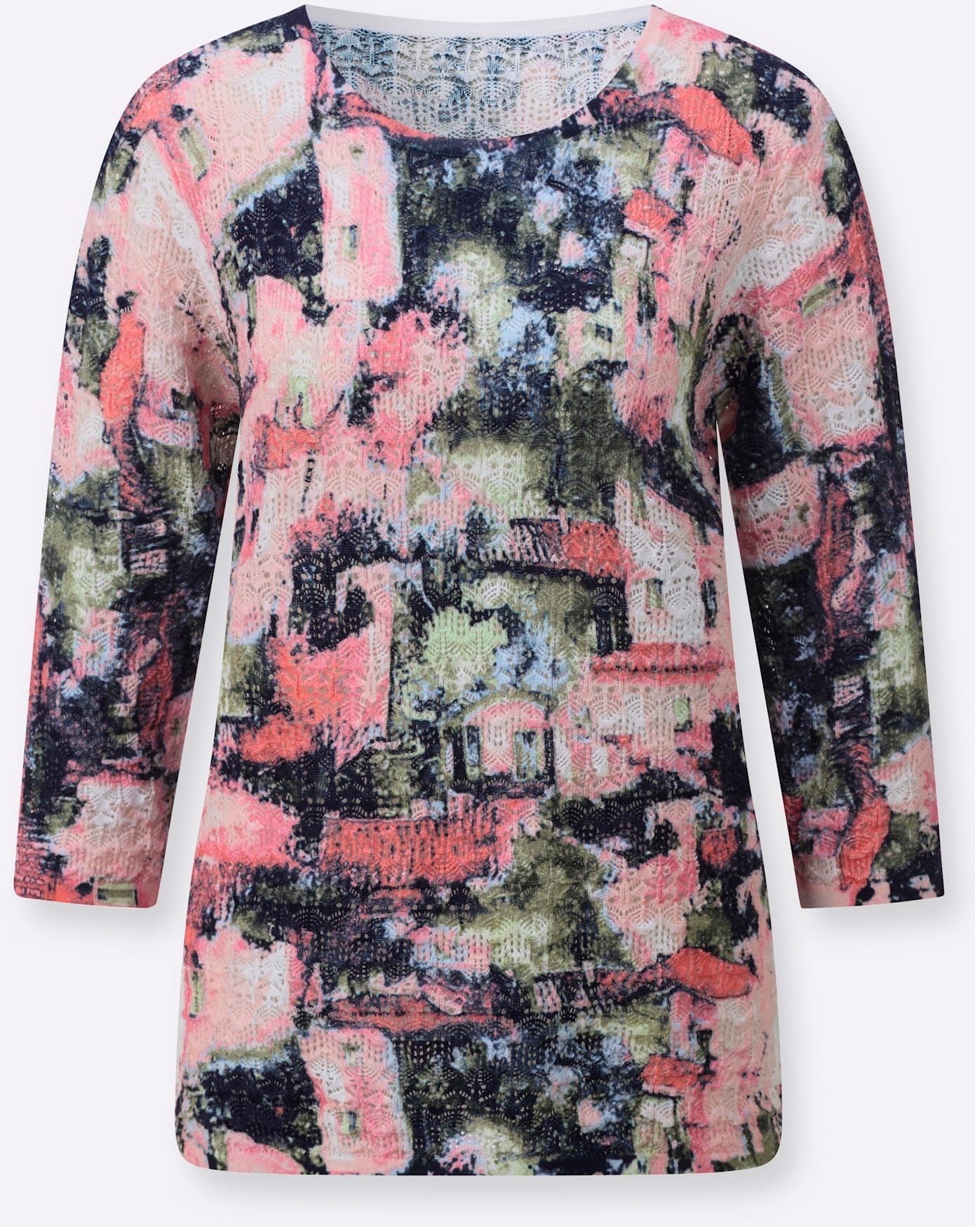 Inspirationen Pull à manches 3/4 »Druck-Pullover«