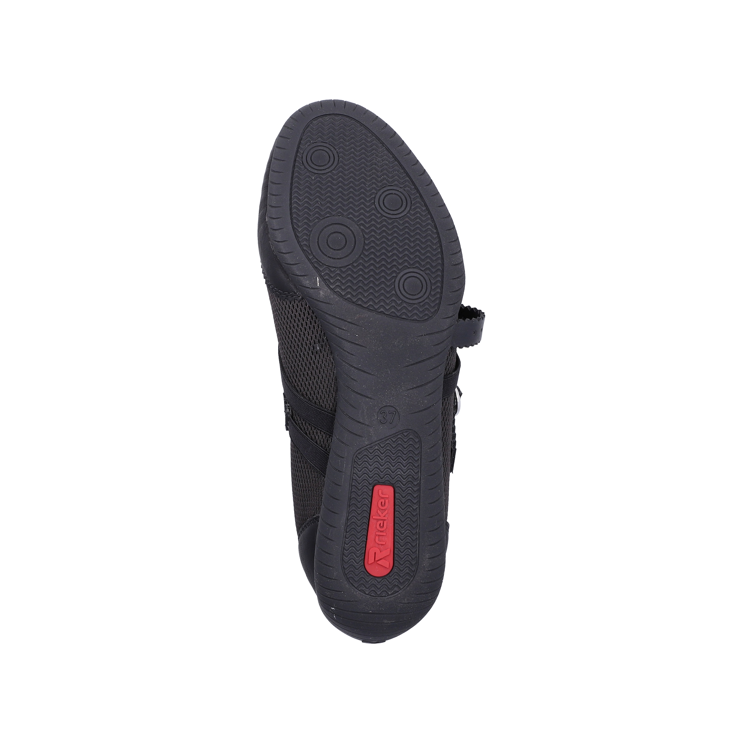 Rieker Ballerines à lanières  chaussure à enfiler, ballerines, mocassins avec insert en mesh