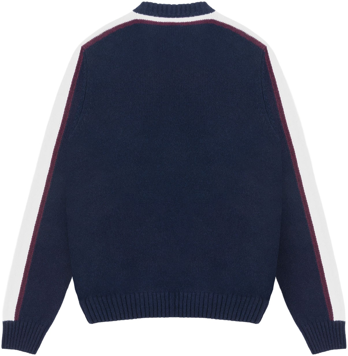 Colmar Pull en tricot weiche Wollmischung, Regular Fit, Kontraststreifen